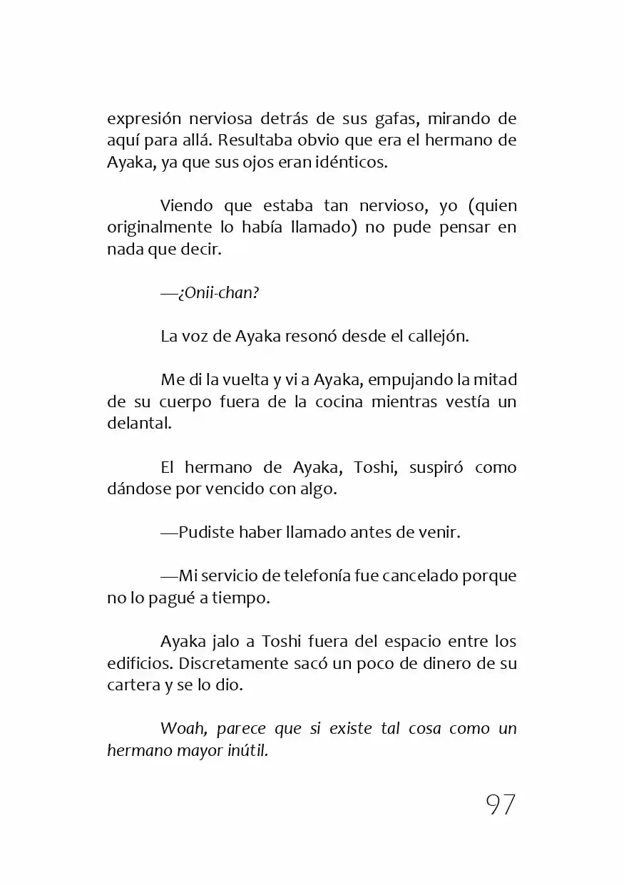 Kamisama No Memochou (Novela) - Capítulo 2 - Página 26 - LectorTMOo