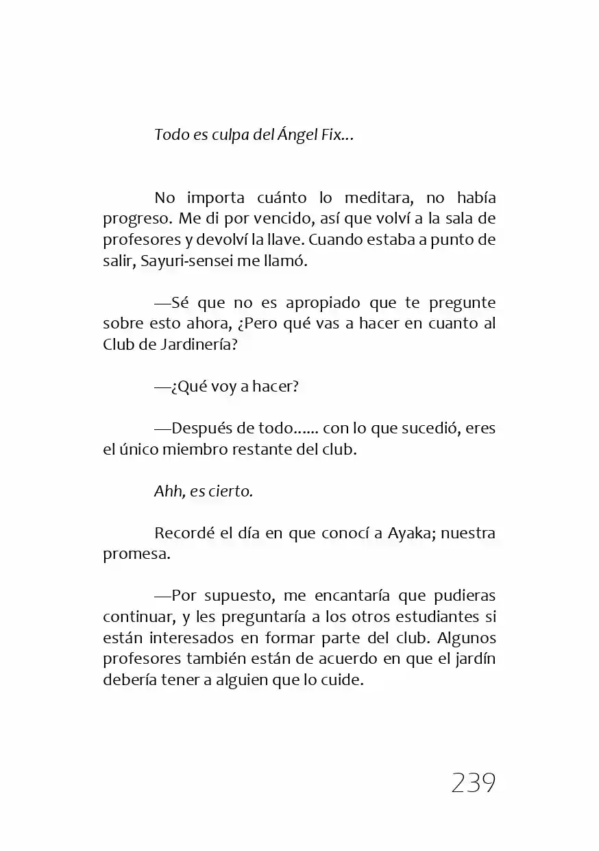 Kamisama No Memochou (Novela) - Capítulo 4 - Página 18 - LectorTMOo