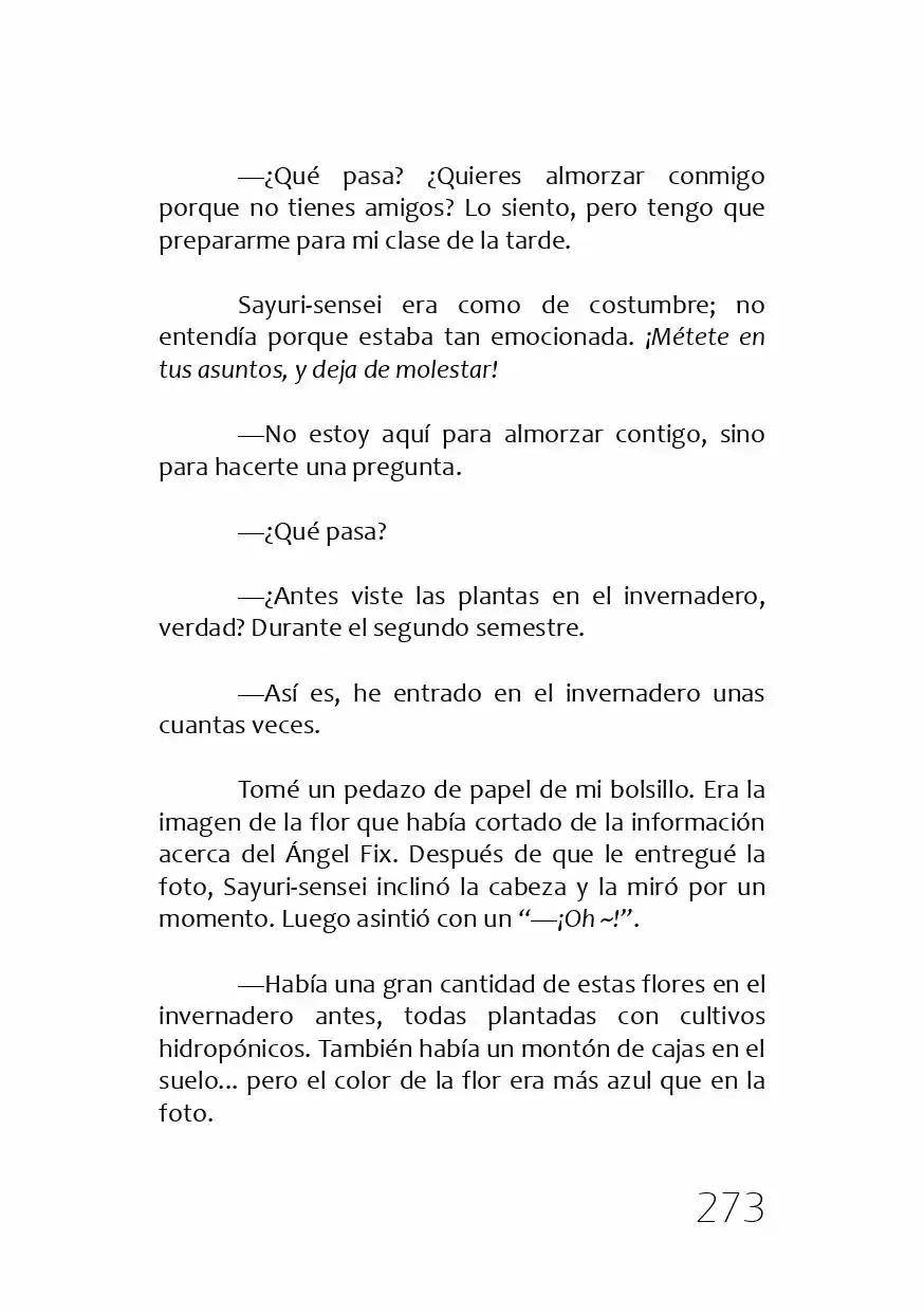 Kamisama No Memochou (Novela) - Capítulo 4 - Página 52 - LectorTMOo