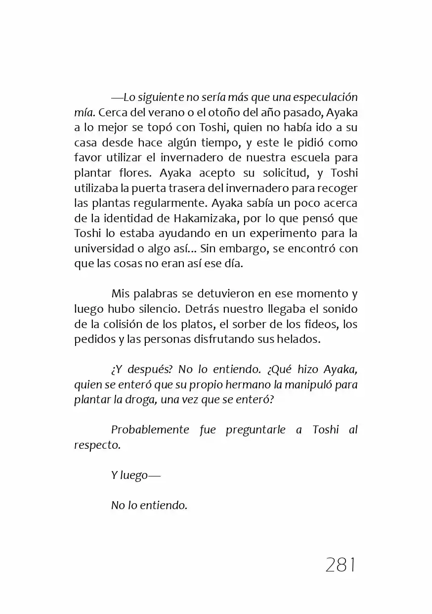Kamisama No Memochou (Novela) - Capítulo 4 - Página 60 - LectorTMOo