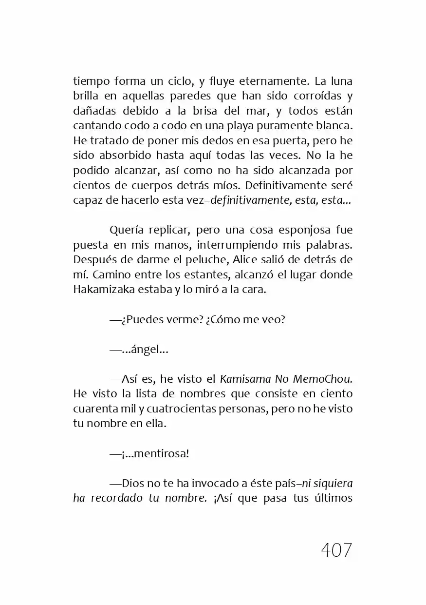 Kamisama No Memochou (Novela) - Capítulo 6 - Página 51 - LectorTMOo