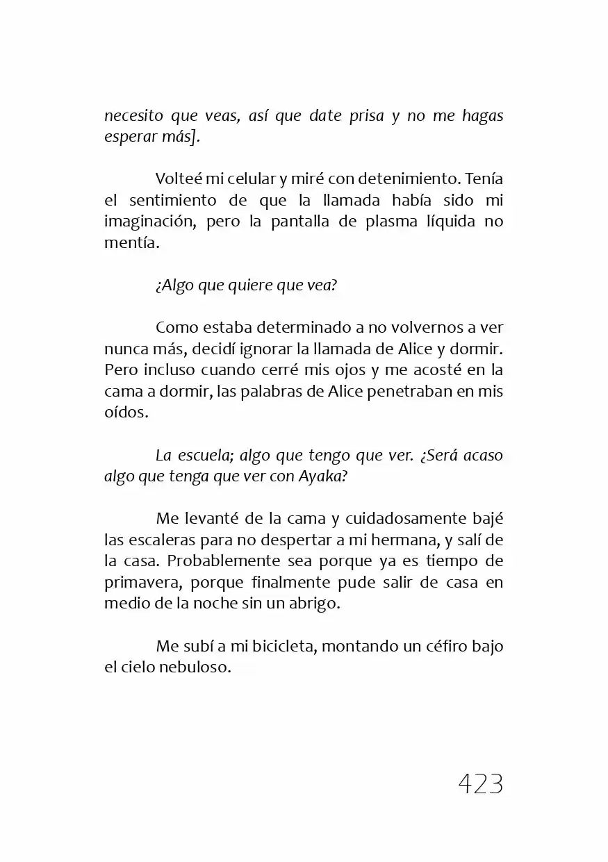 Kamisama No Memochou (Novela) - Capítulo 7 - Página 10 - LectorTMOo