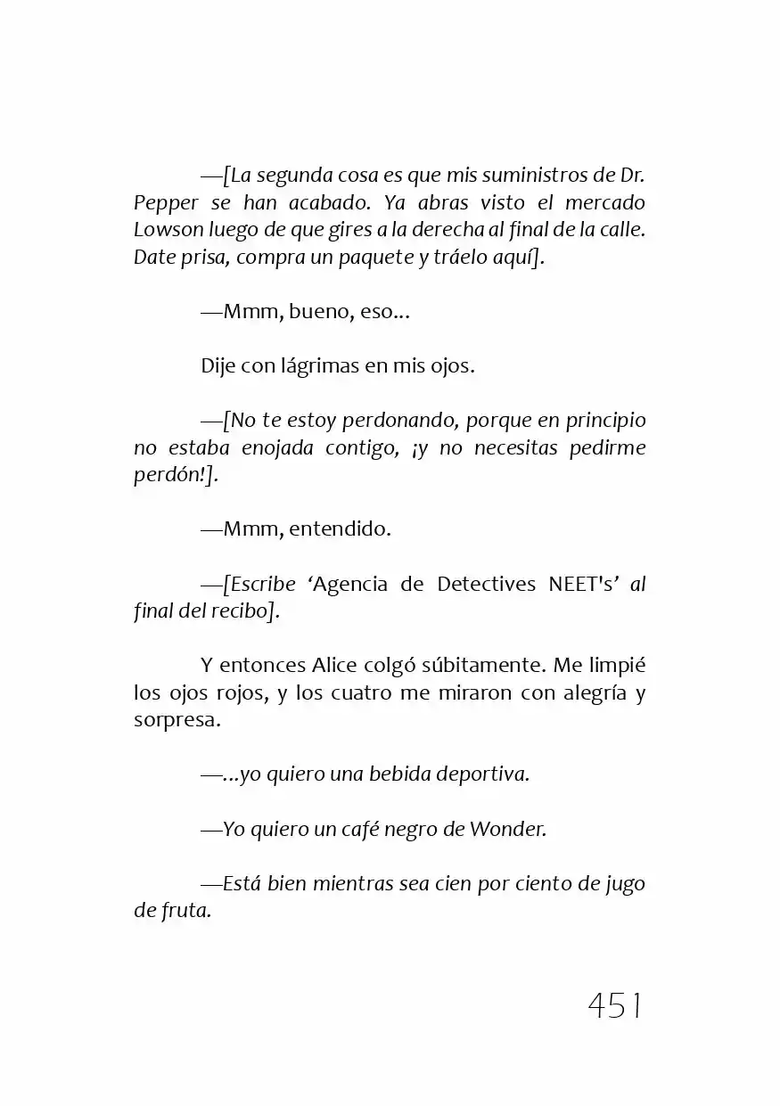 Kamisama No Memochou (Novela) - Capítulo 7 - Página 38 - LectorTMOo