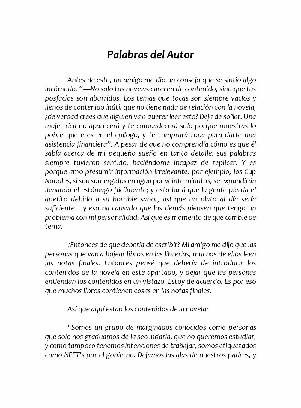 Kamisama No Memochou (Novela) - Capítulo 7 - Página 41 - LectorTMOo