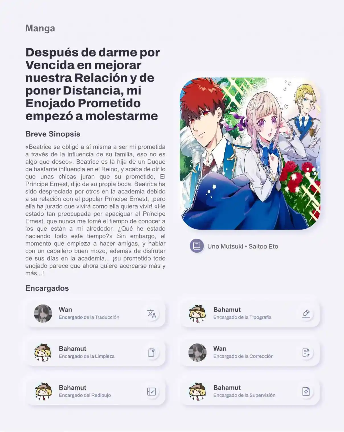Kankei Kaizen Wo Akiramete Kyori Wo Oitara, Shiotaioudatta Konyakusha Ga Karande Kuru You Ni Narimashita - Capítulo 2 - Página 1 - LectorTMOo