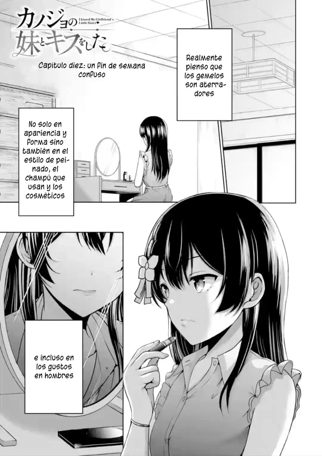 Kanojo No Imouto To Kiss Wo Shita - Capítulo 10.1 - Página 4 - LectorTMOo