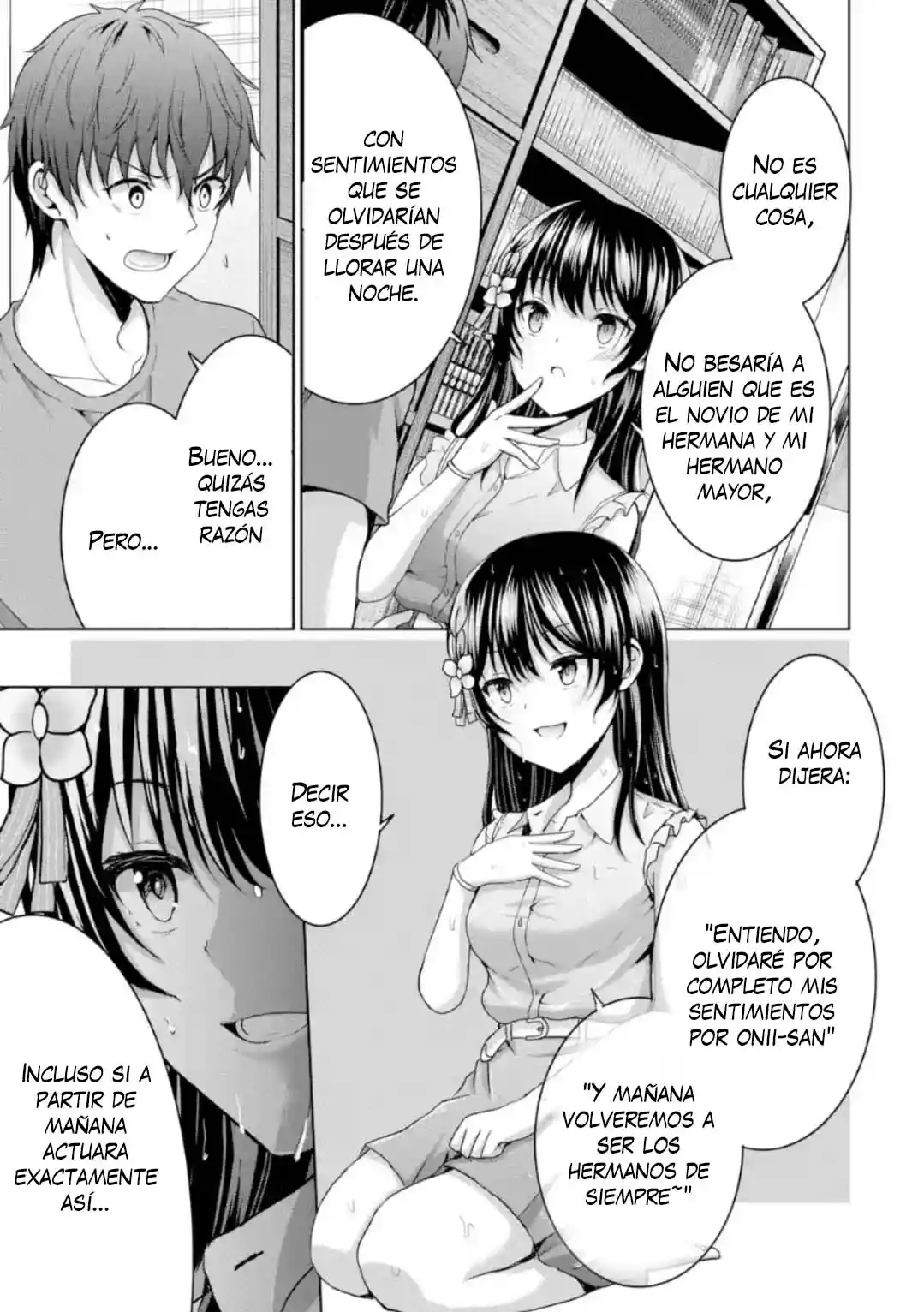 Kanojo No Imouto To Kiss Wo Shita - Capítulo 12.3 - Página 9 - LectorTMOo