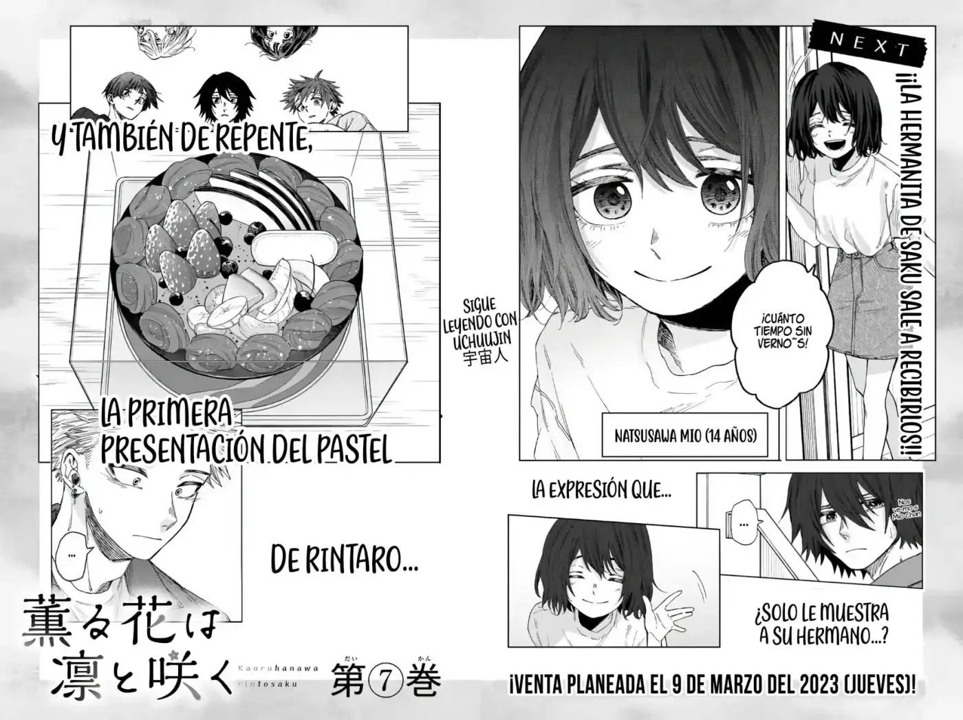 Kaoru Hana Wa Rin To Saku - Capítulo 37.50 - Página 9 - LectorTMOo