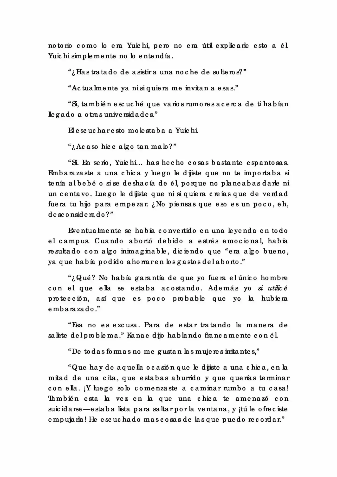 Karada De Wakaru Koigokoro (Novela) - Capítulo 1 - Página 10 - LectorTMOo