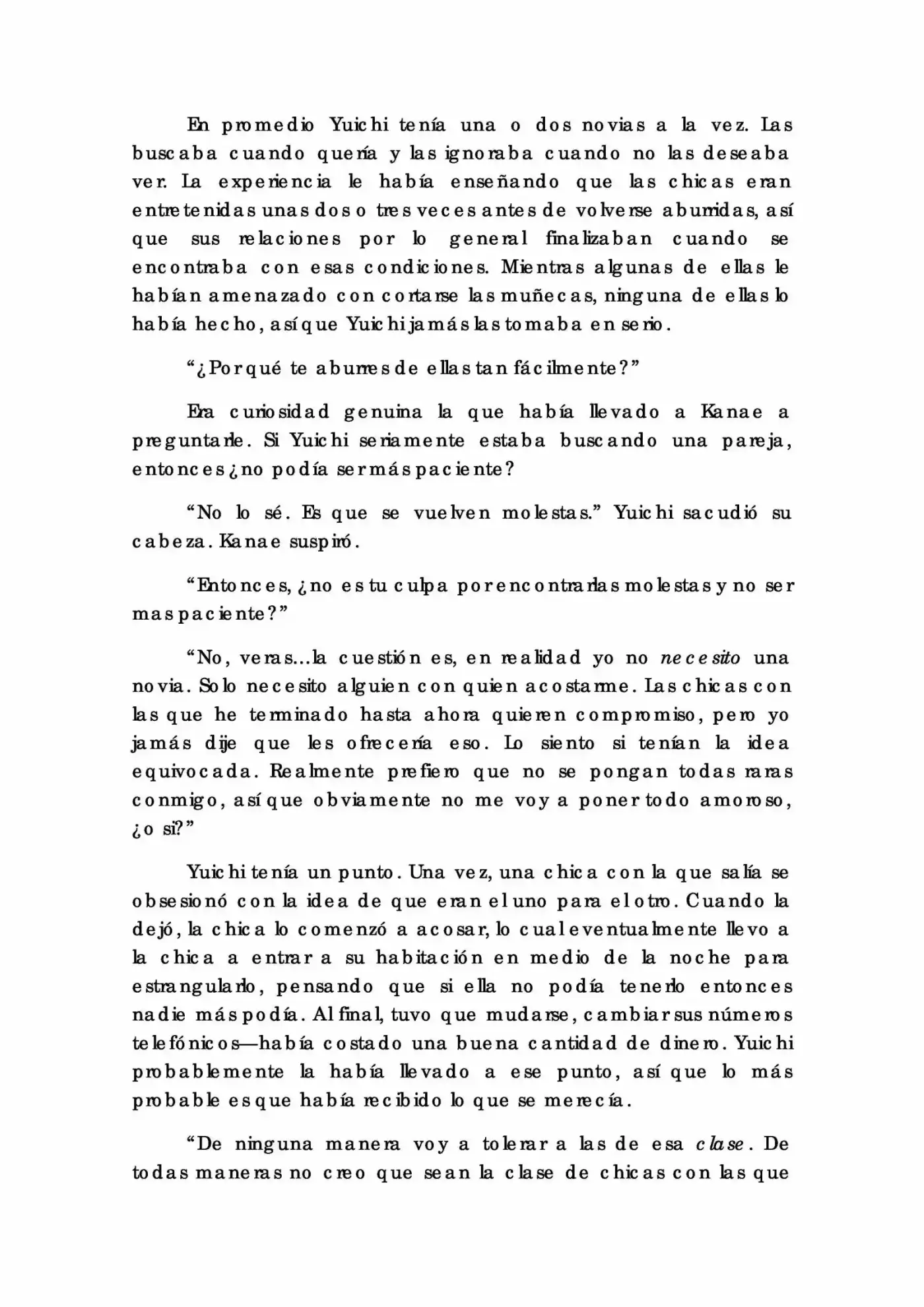 Karada De Wakaru Koigokoro (Novela) - Capítulo 1 - Página 12 - LectorTMOo