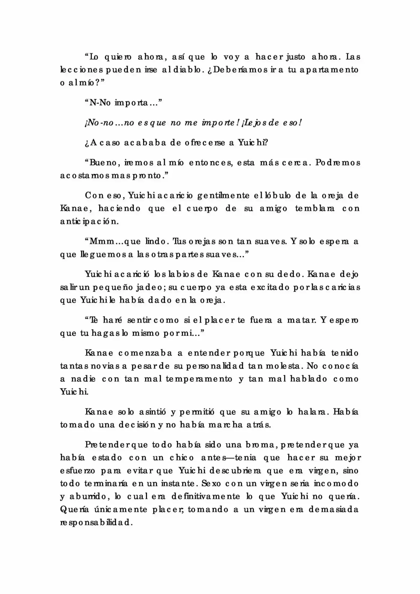 Karada De Wakaru Koigokoro (Novela) - Capítulo 1 - Página 18 - LectorTMOo