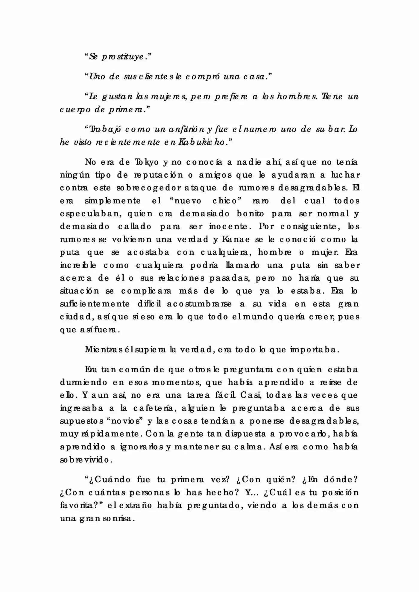 Karada De Wakaru Koigokoro (Novela) - Capítulo 1 - Página 20 - LectorTMOo