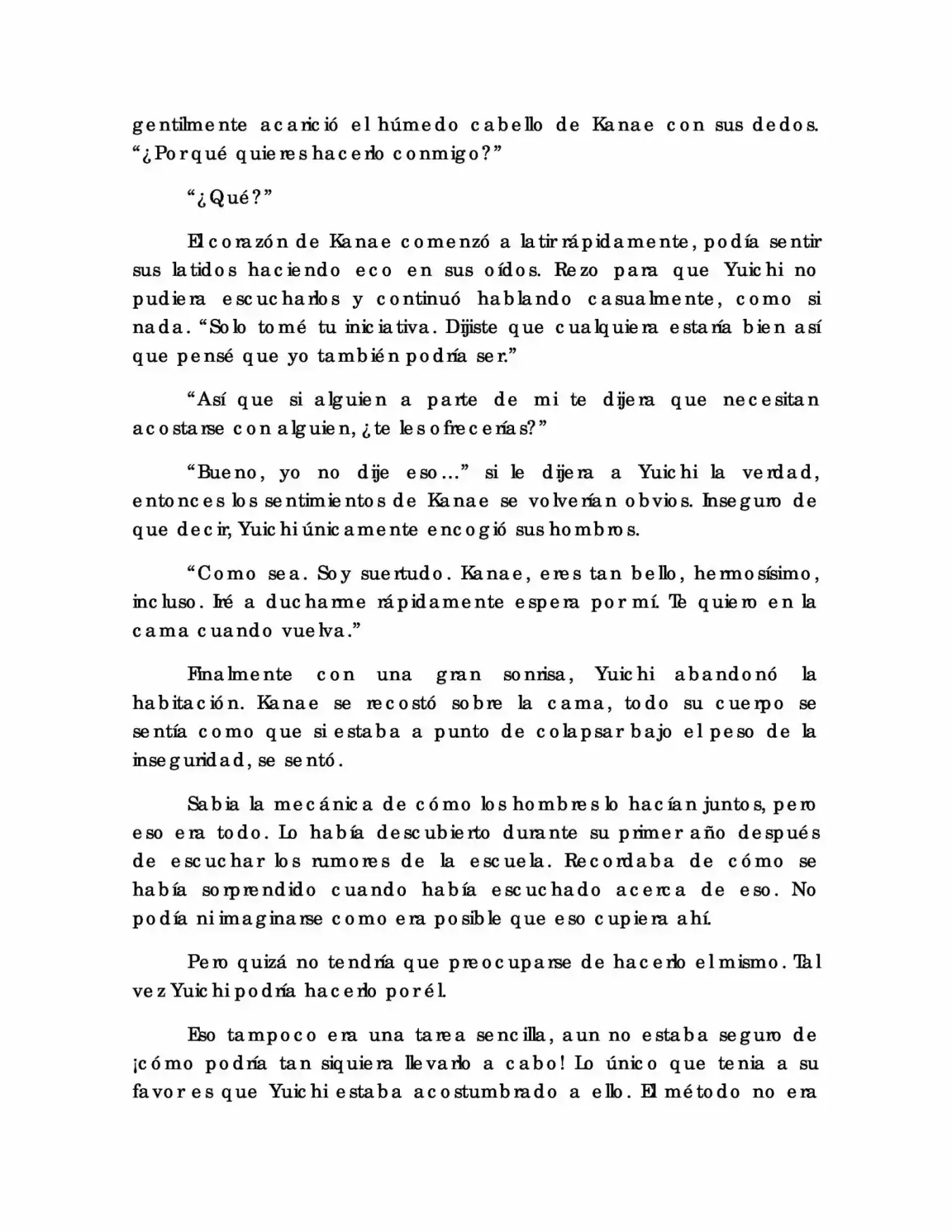 Karada De Wakaru Koigokoro (Novela) - Capítulo 2 - Página 3 - LectorTMOo