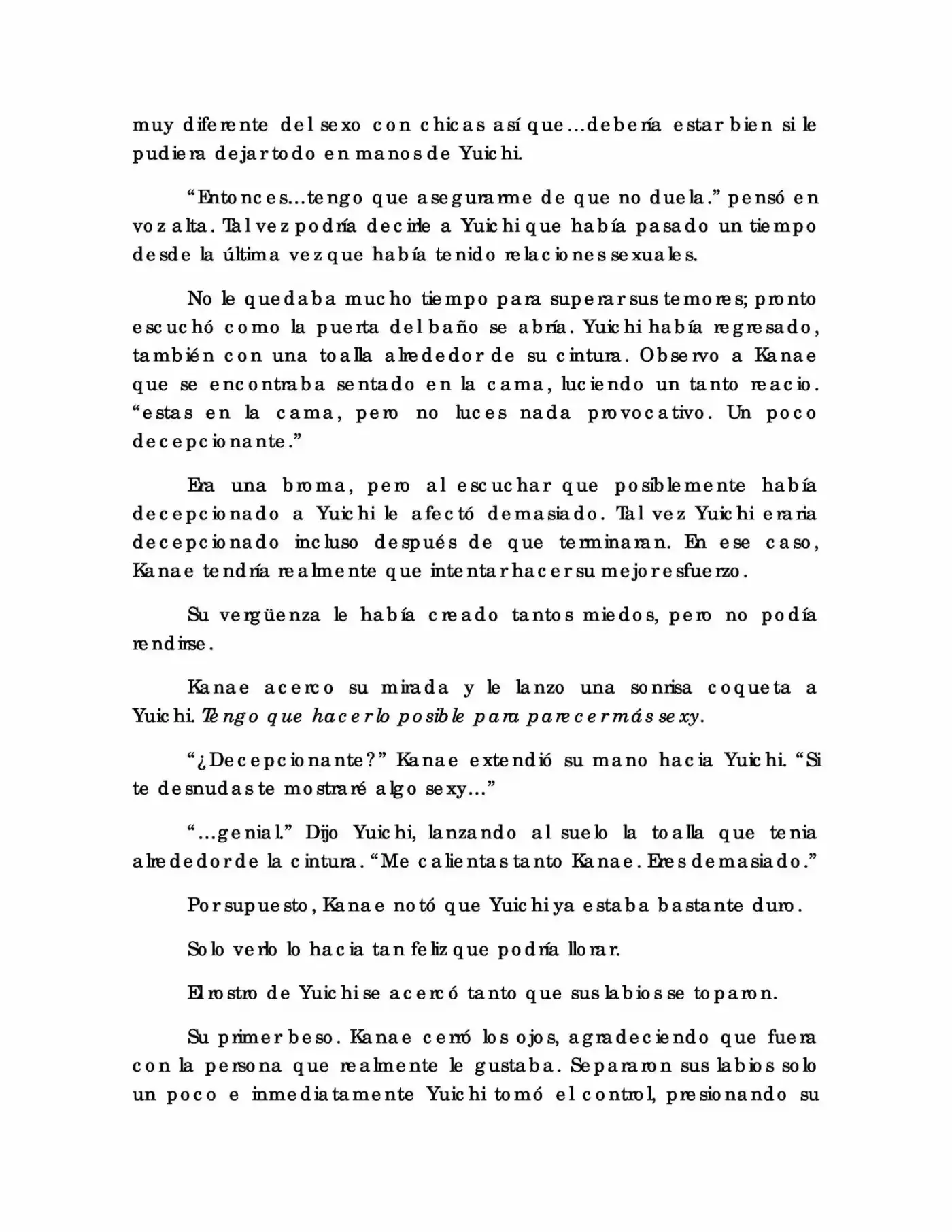 Karada De Wakaru Koigokoro (Novela) - Capítulo 2 - Página 4 - LectorTMOo