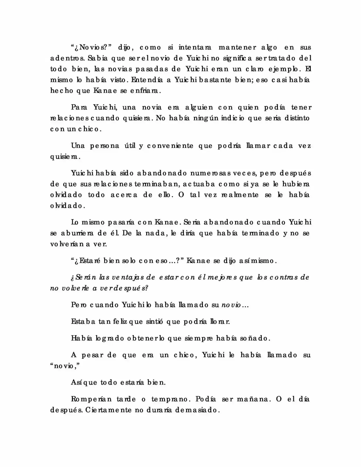 Karada De Wakaru Koigokoro (Novela) - Capítulo 2 - Página 24 - LectorTMOo