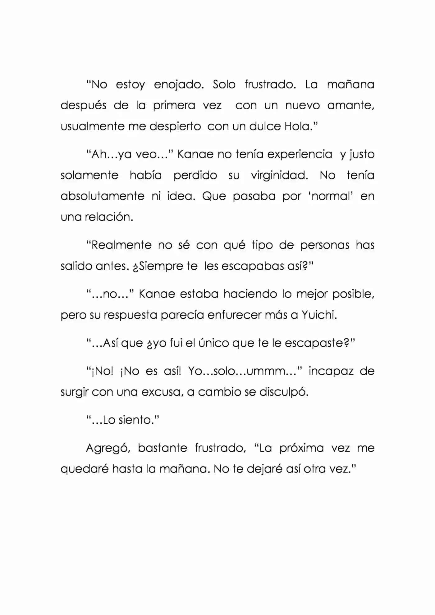 Karada De Wakaru Koigokoro (Novela) - Capítulo 3 - Página 5 - LectorTMOo