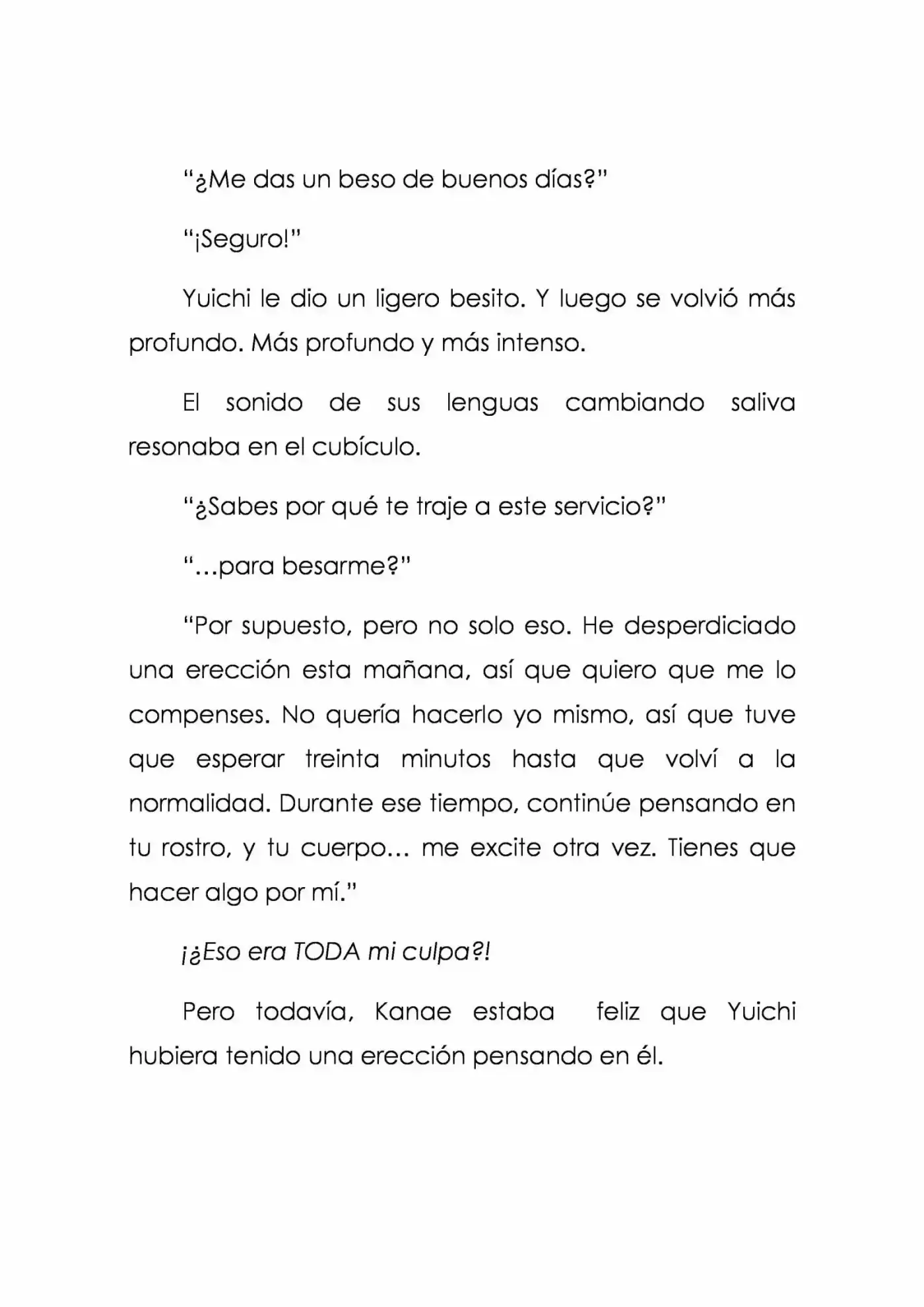 Karada De Wakaru Koigokoro (Novela) - Capítulo 3 - Página 7 - LectorTMOo