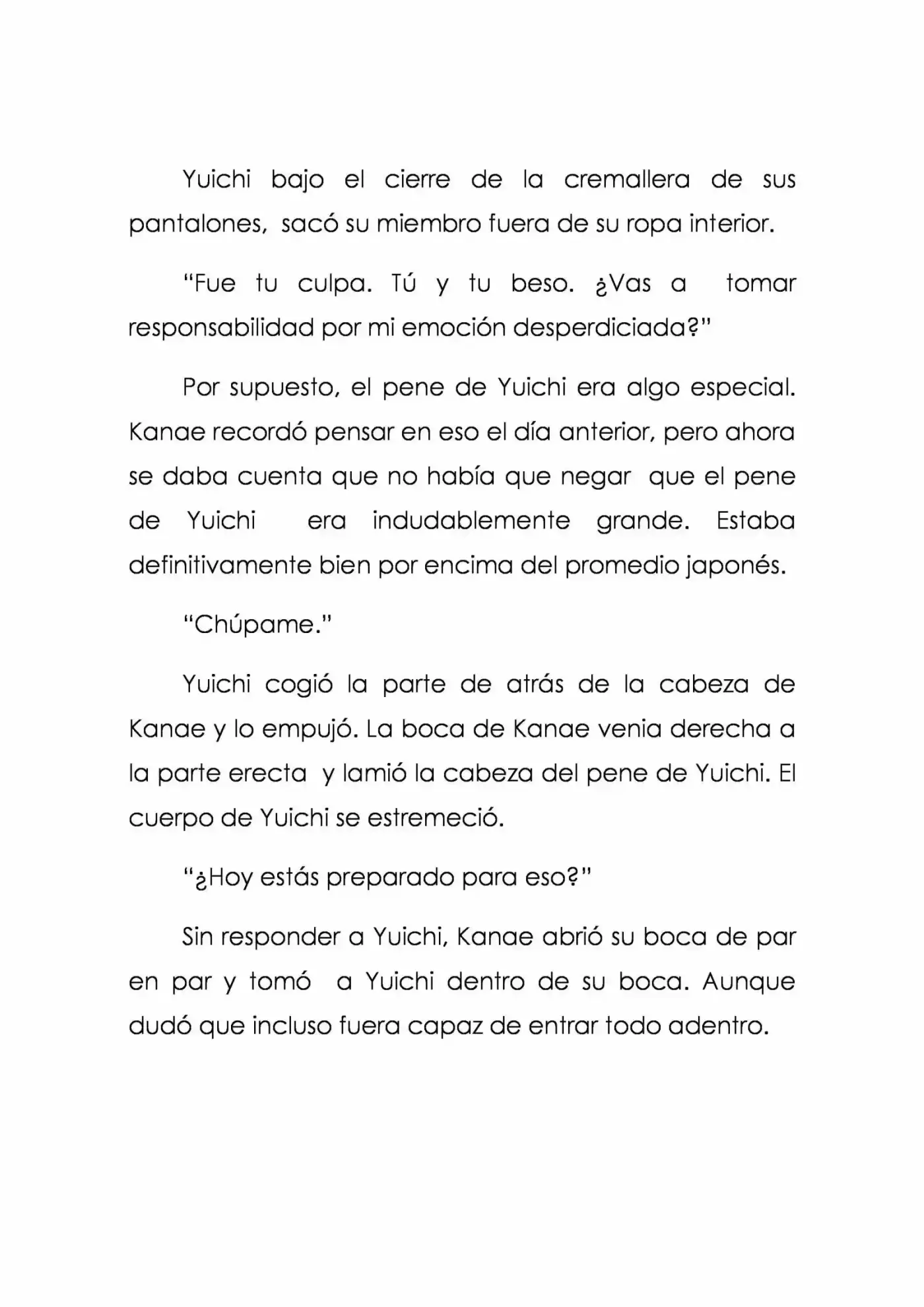 Karada De Wakaru Koigokoro (Novela) - Capítulo 3 - Página 9 - LectorTMOo