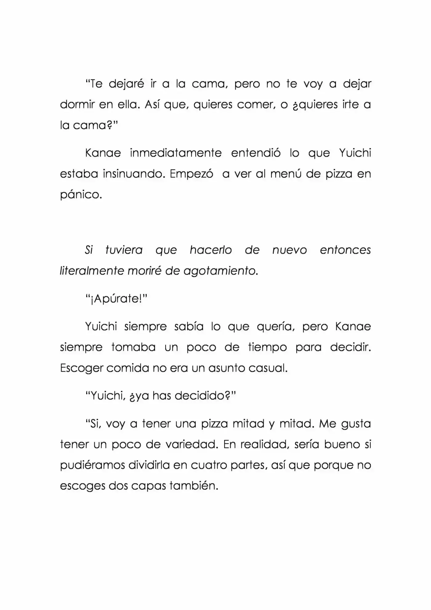 Karada De Wakaru Koigokoro (Novela) - Capítulo 3 - Página 35 - LectorTMOo