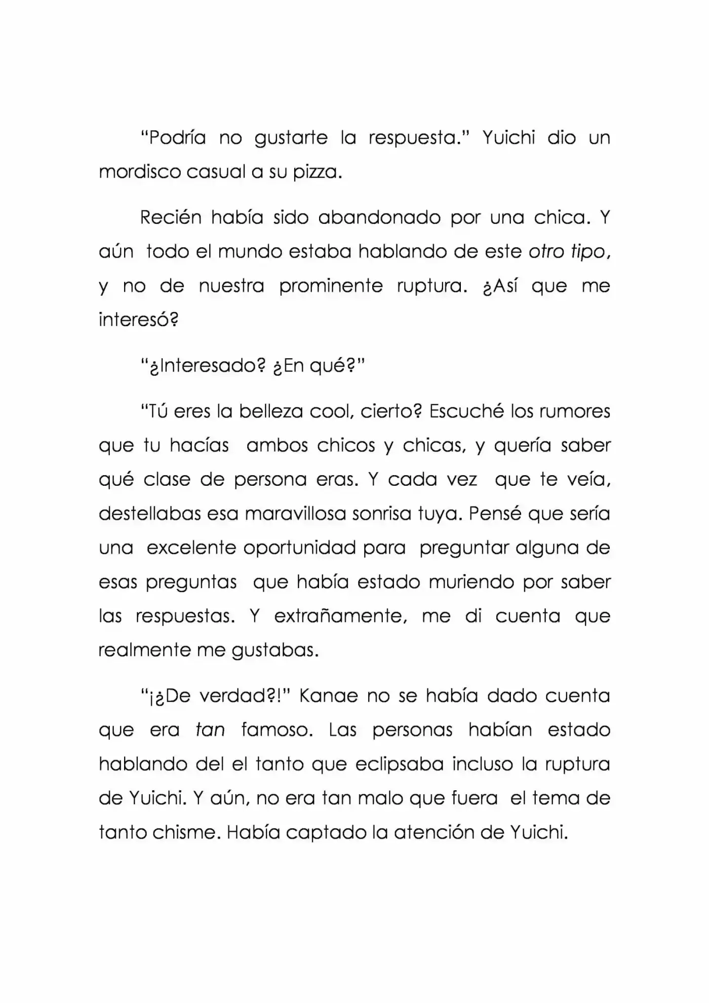 Karada De Wakaru Koigokoro (Novela) - Capítulo 3 - Página 39 - LectorTMOo