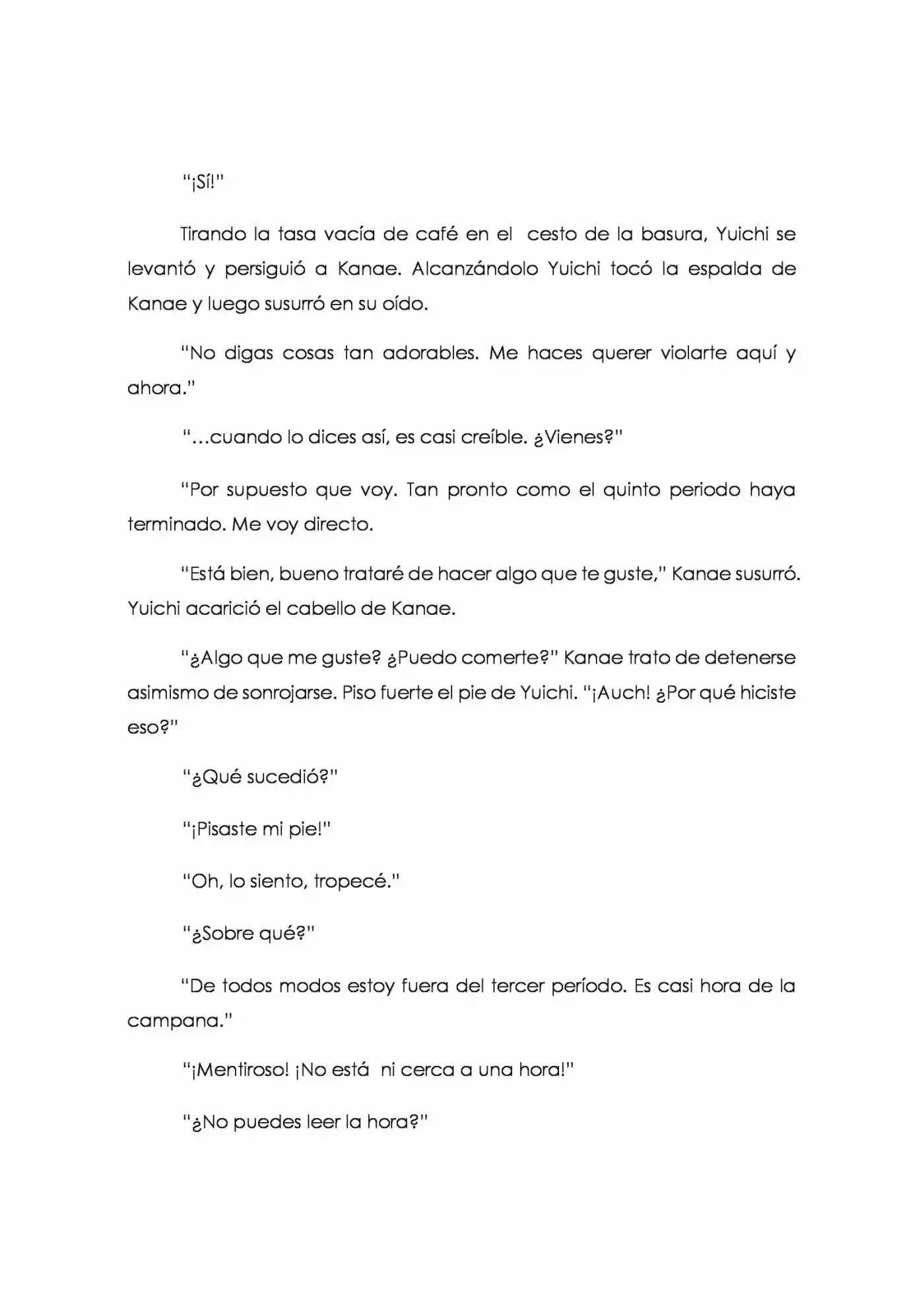 Karada De Wakaru Koigokoro (Novela) - Capítulo 4 - Página 10 - LectorTMOo