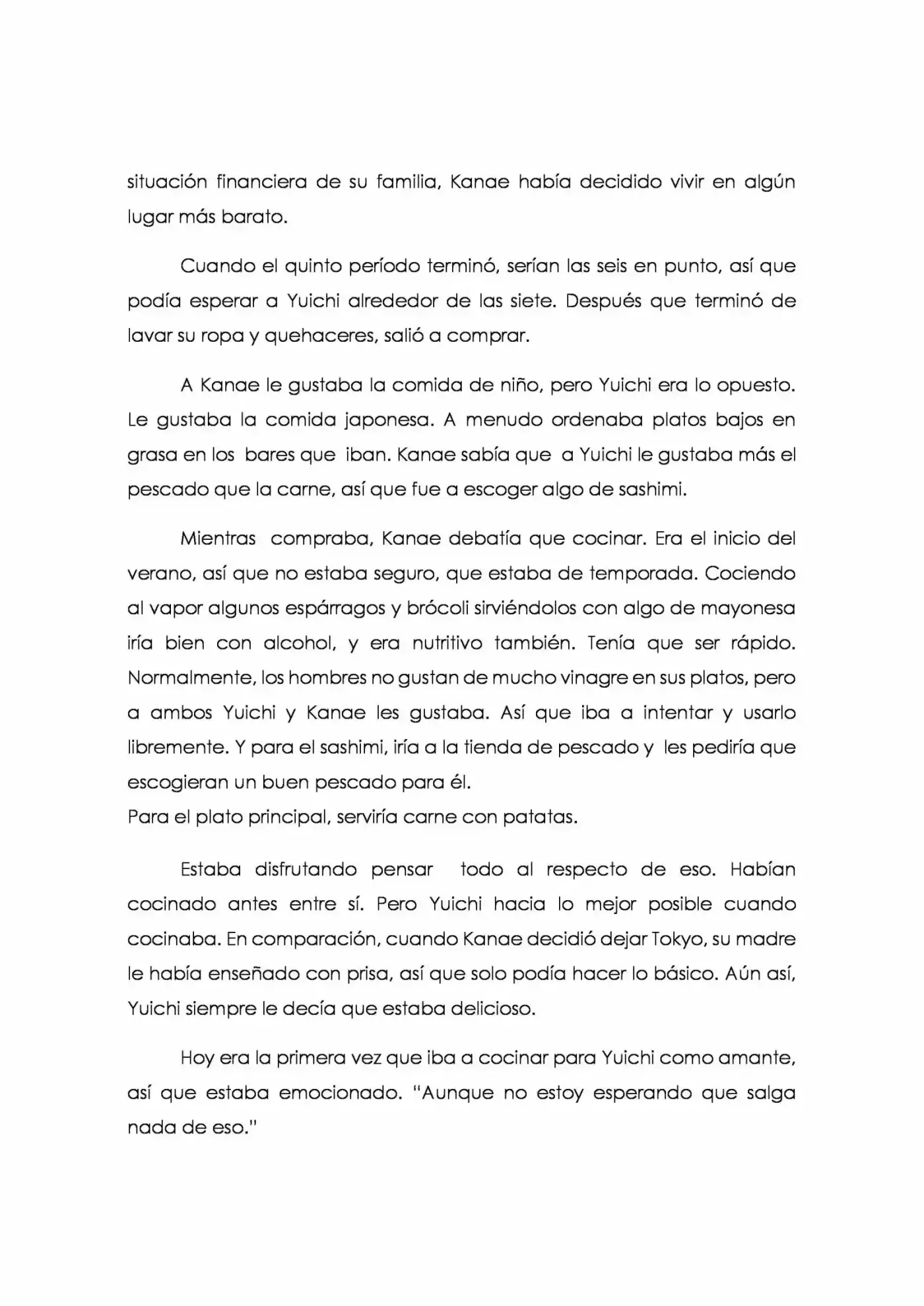 Karada De Wakaru Koigokoro (Novela) - Capítulo 4 - Página 12 - LectorTMOo