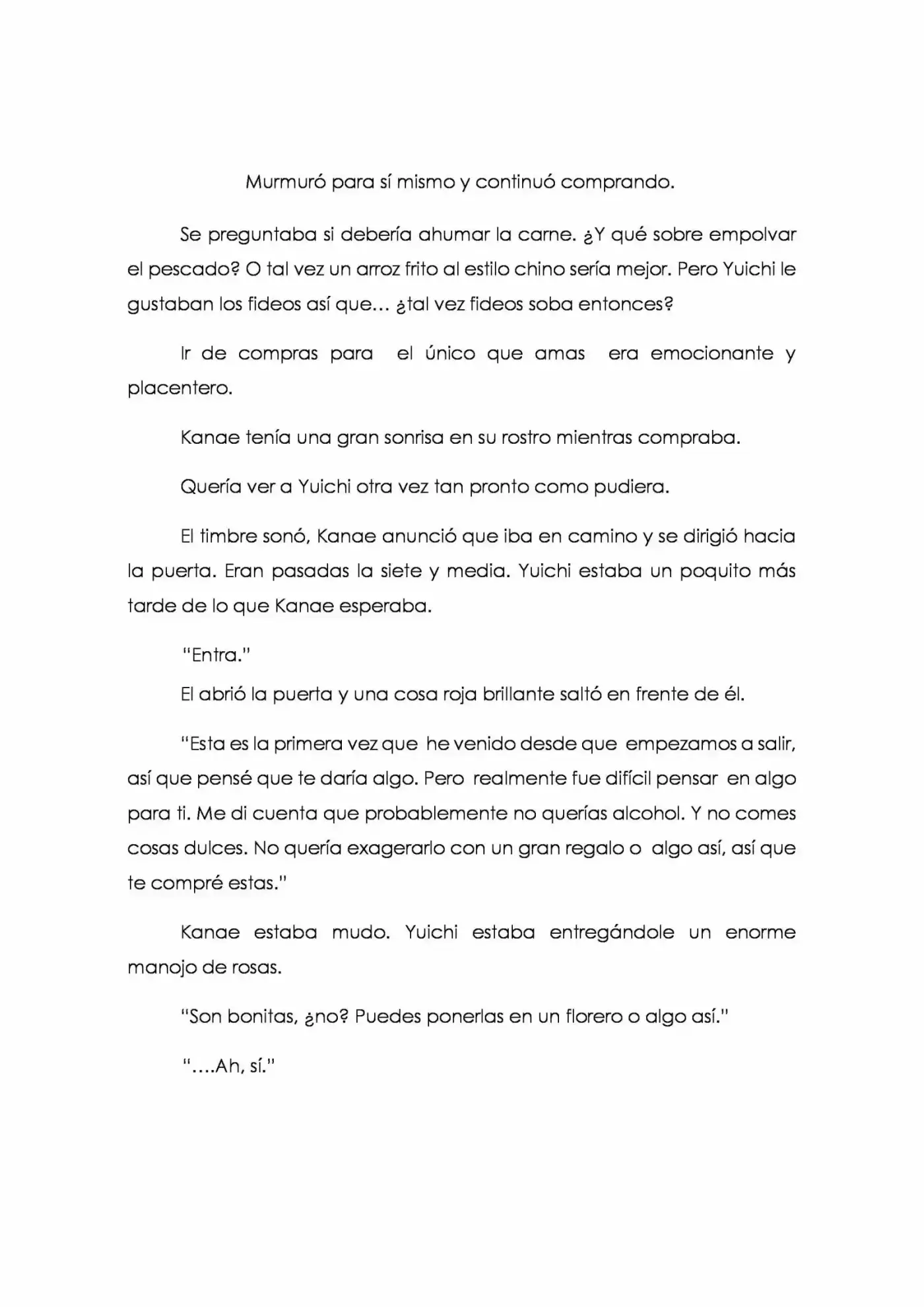 Karada De Wakaru Koigokoro (Novela) - Capítulo 4 - Página 13 - LectorTMOo