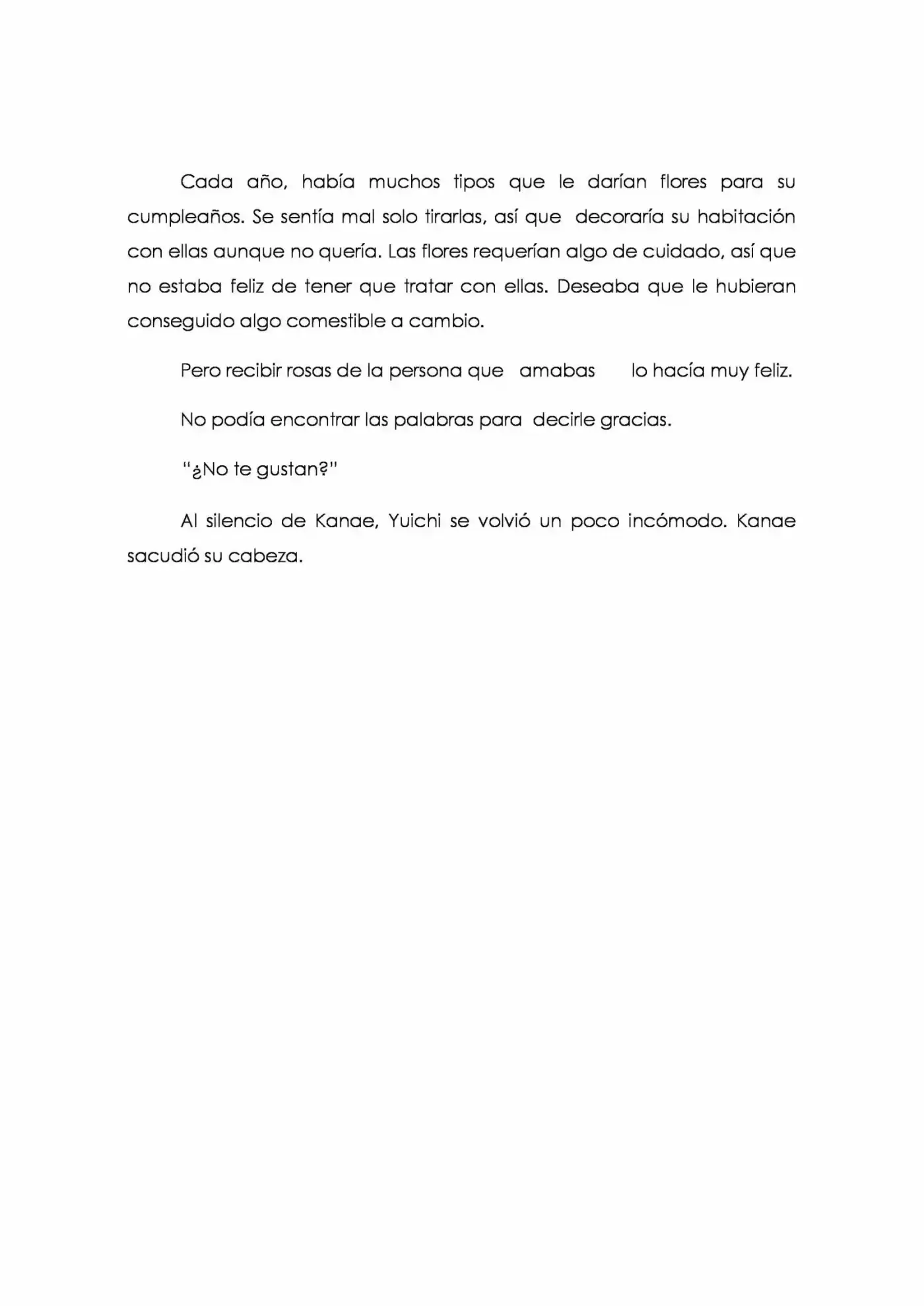 Karada De Wakaru Koigokoro (Novela) - Capítulo 4 - Página 14 - LectorTMOo