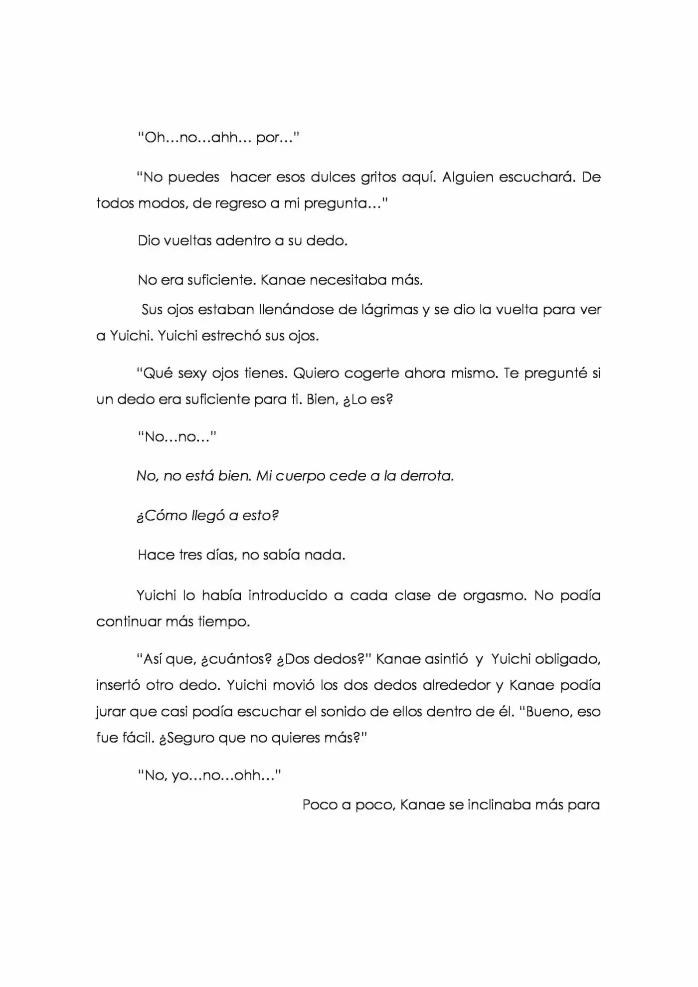 Karada De Wakaru Koigokoro (Novela) - Capítulo 4 - Página 32 - LectorTMOo