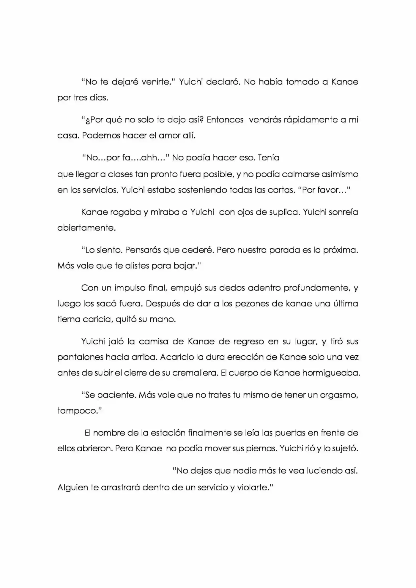 Karada De Wakaru Koigokoro (Novela) - Capítulo 4 - Página 36 - LectorTMOo