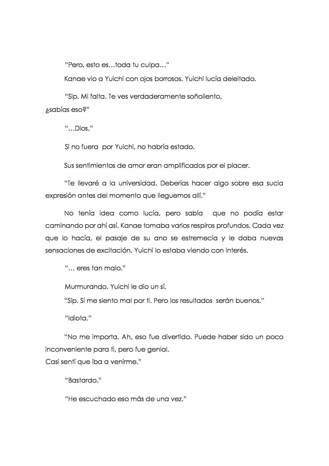 Karada De Wakaru Koigokoro (Novela) - Capítulo 4 - Página 37 - LectorTMOo