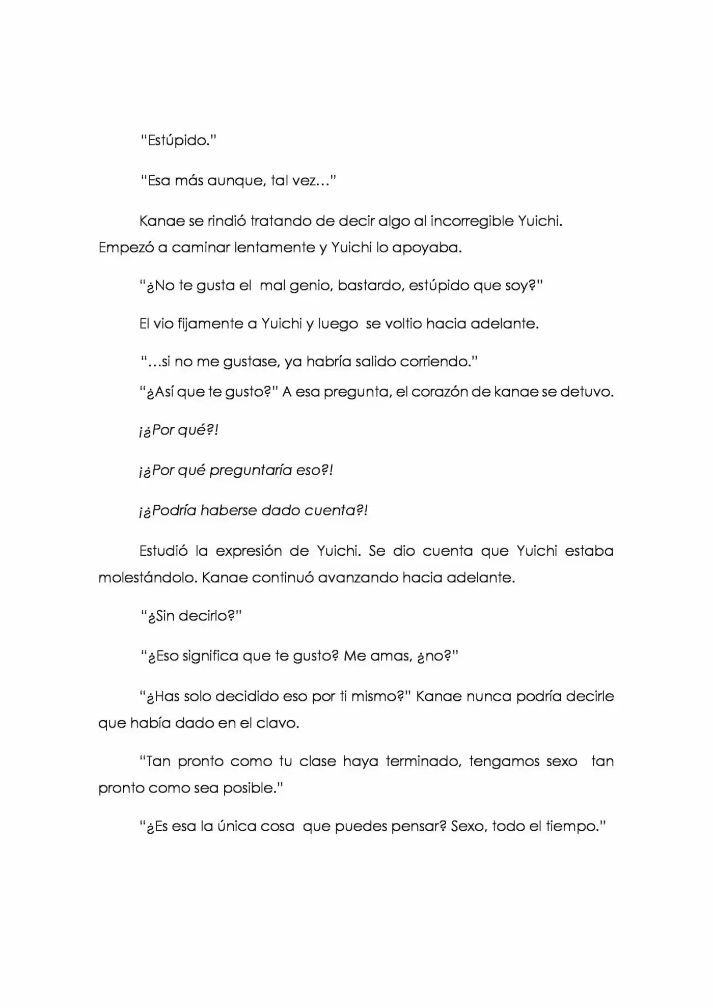 Karada De Wakaru Koigokoro (Novela) - Capítulo 4 - Página 38 - LectorTMOo