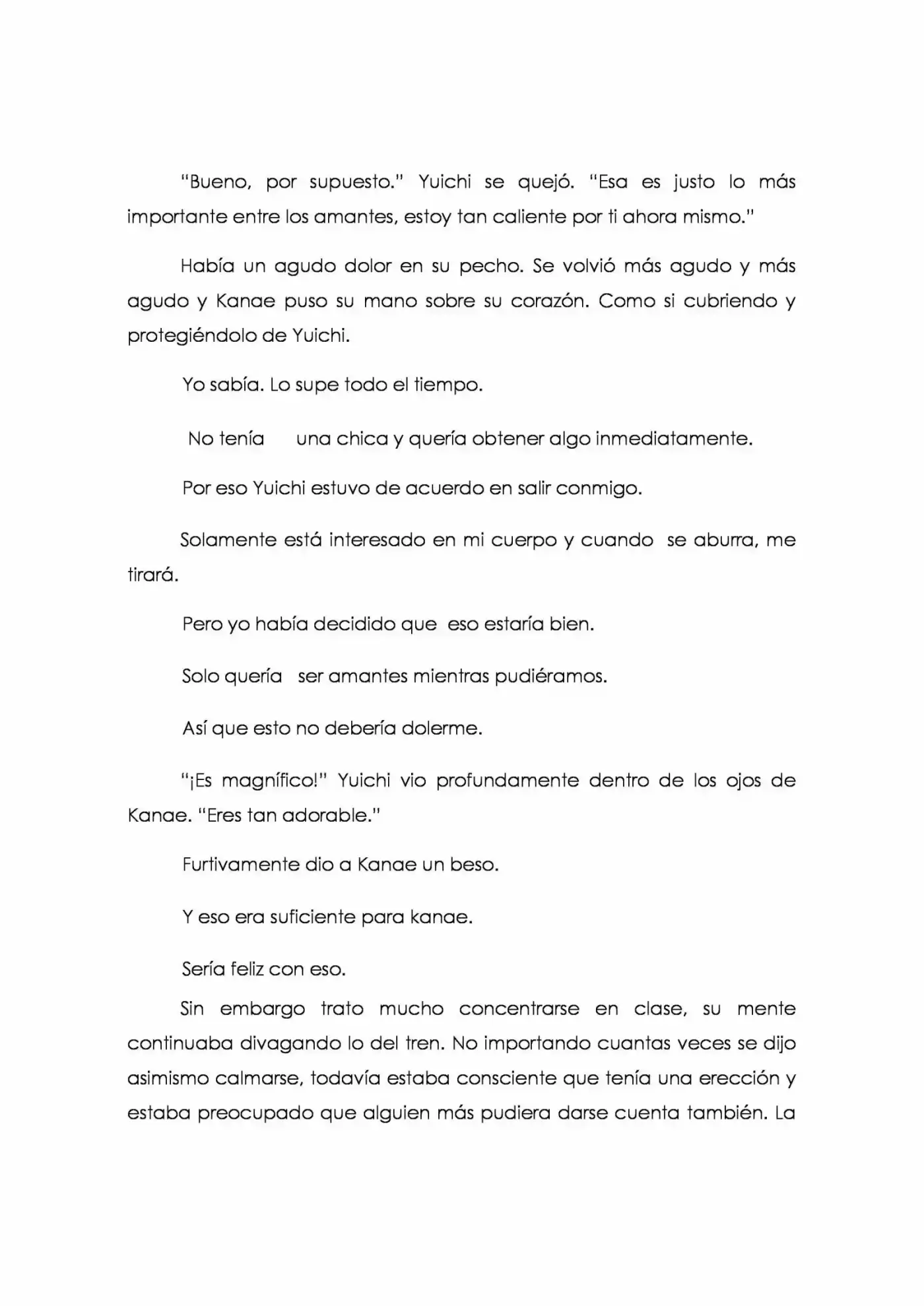 Karada De Wakaru Koigokoro (Novela) - Capítulo 4 - Página 39 - LectorTMOo