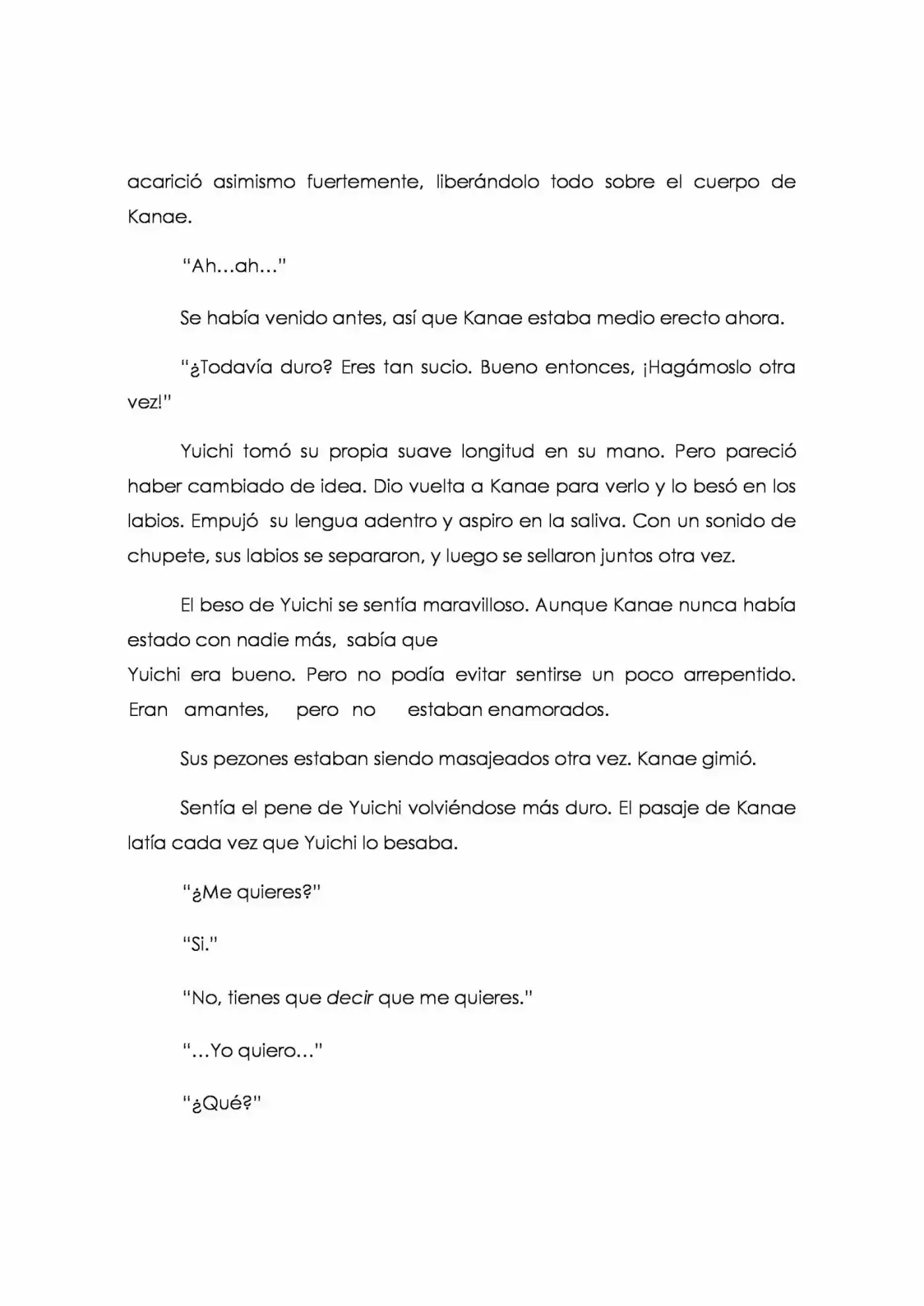 Karada De Wakaru Koigokoro (Novela) - Capítulo 4 - Página 42 - LectorTMOo