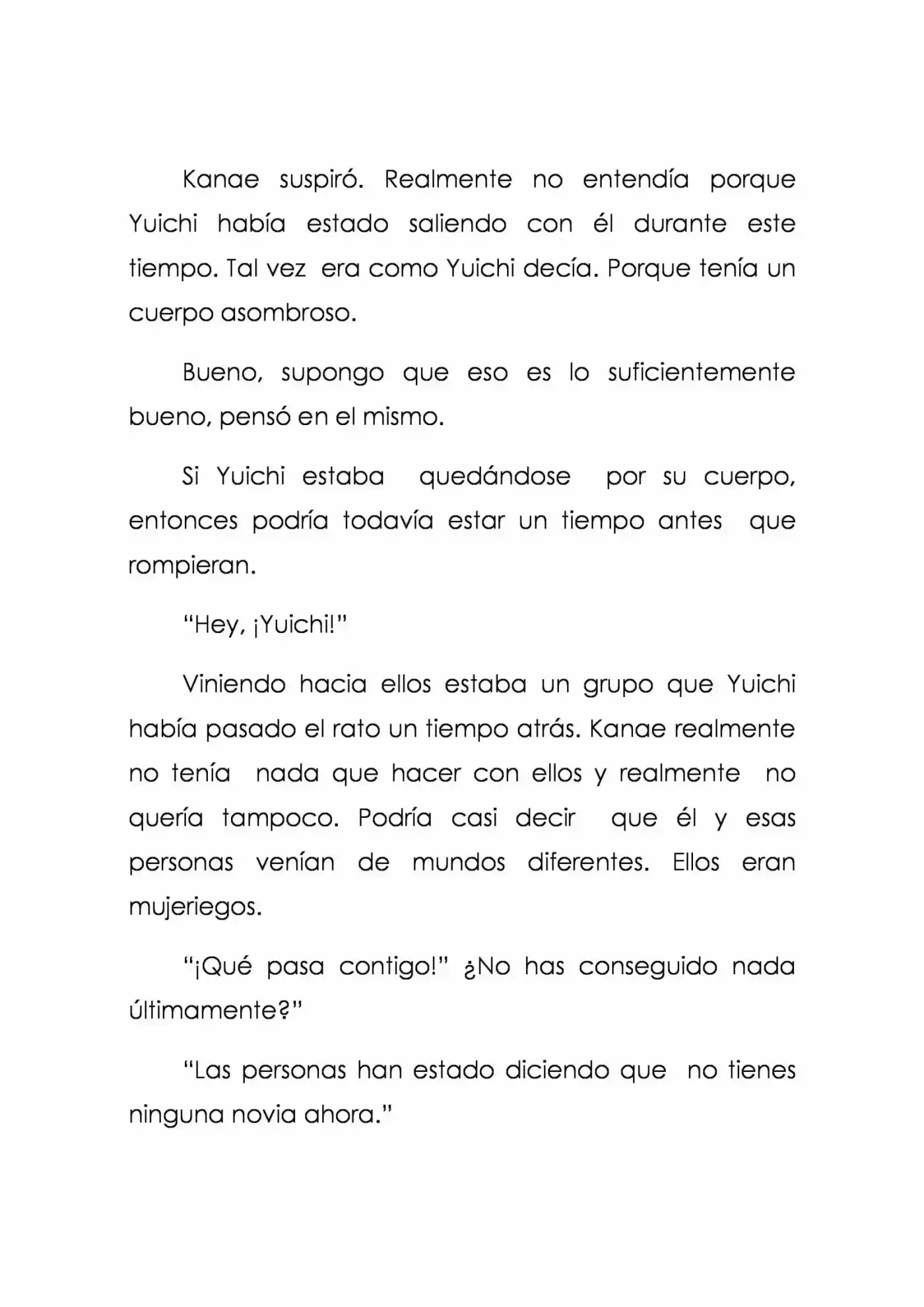 Karada De Wakaru Koigokoro (Novela) - Capítulo 5 - Página 7 - LectorTMOo