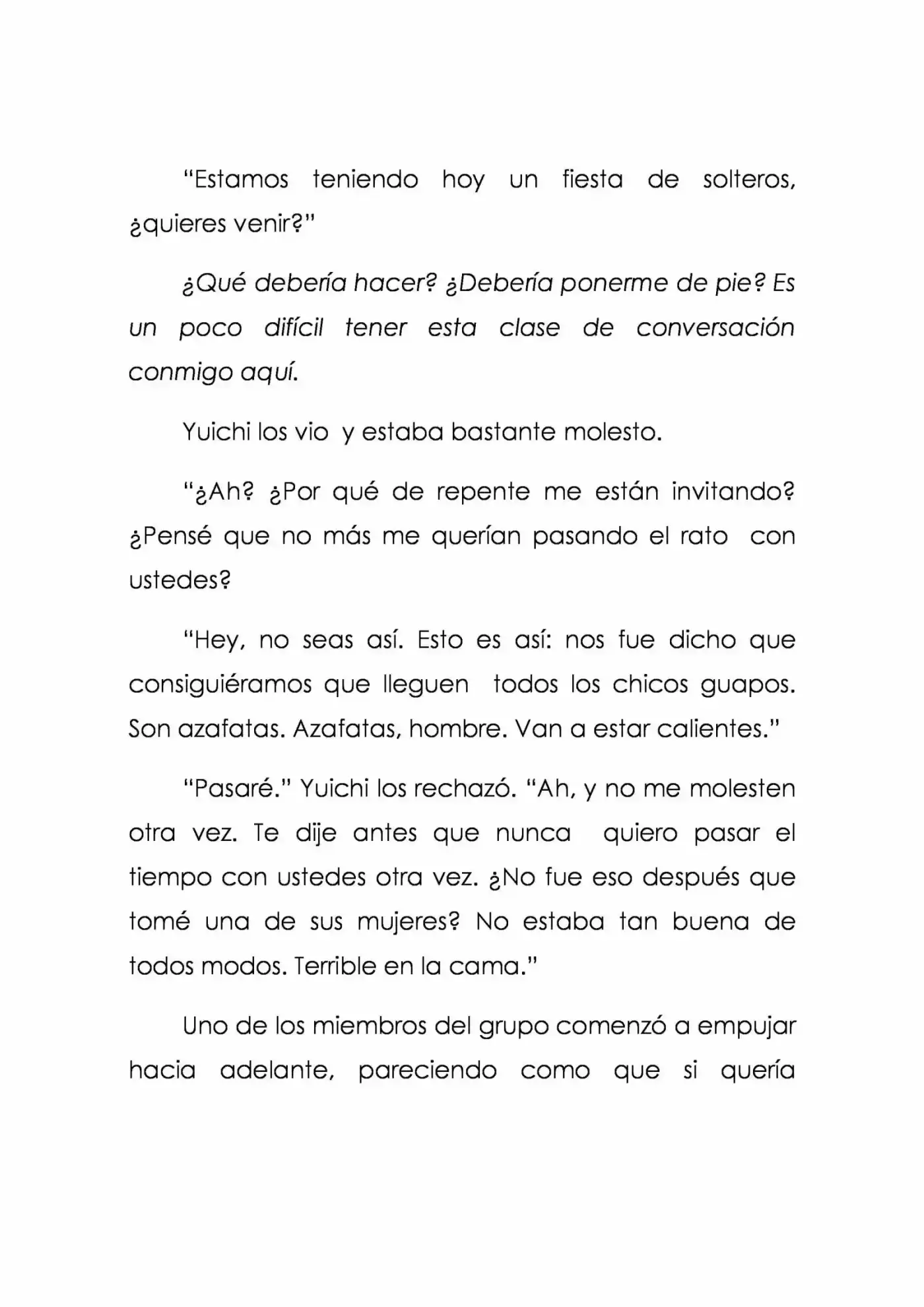 Karada De Wakaru Koigokoro (Novela) - Capítulo 5 - Página 8 - LectorTMOo