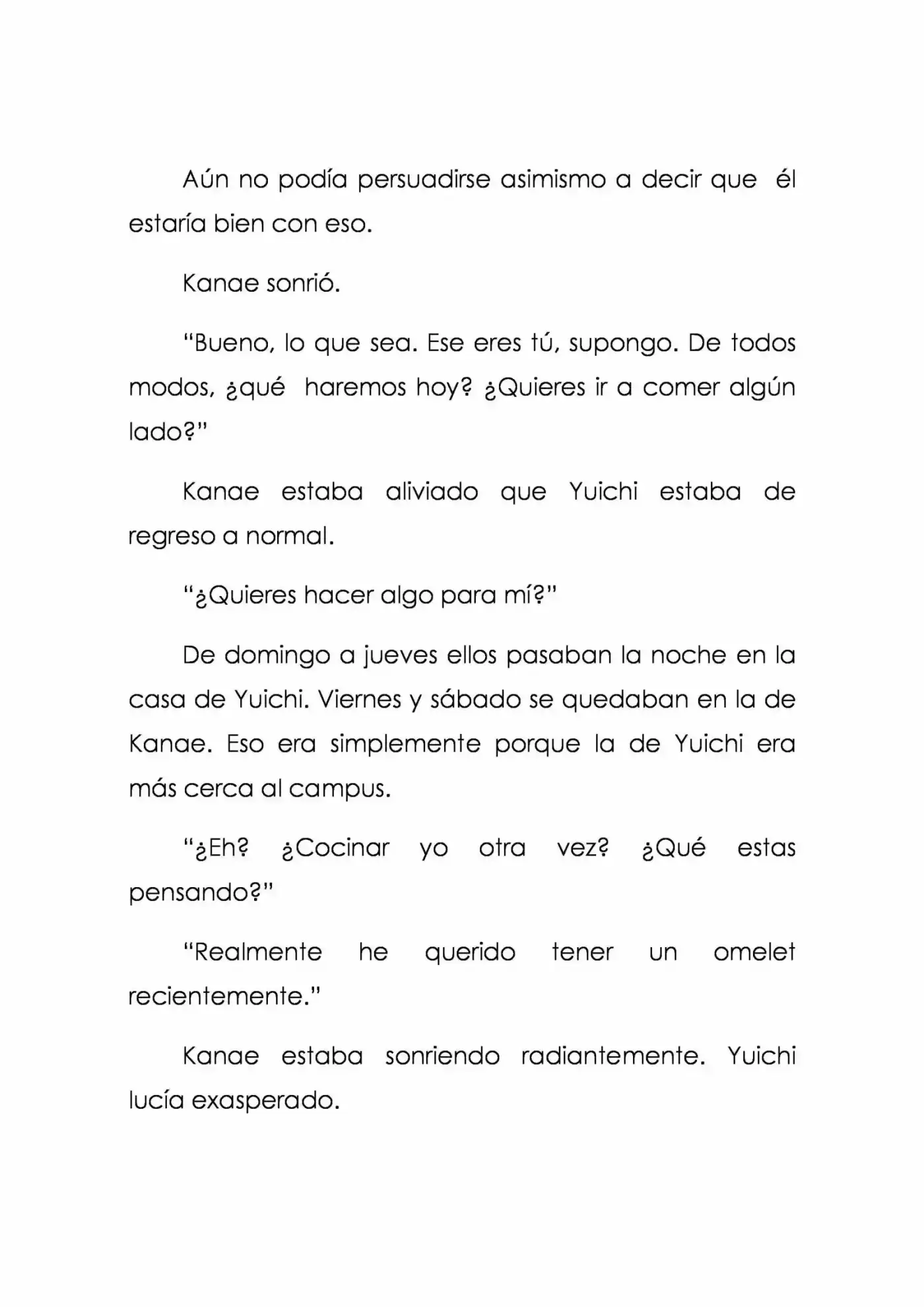 Karada De Wakaru Koigokoro (Novela) - Capítulo 5 - Página 12 - LectorTMOo