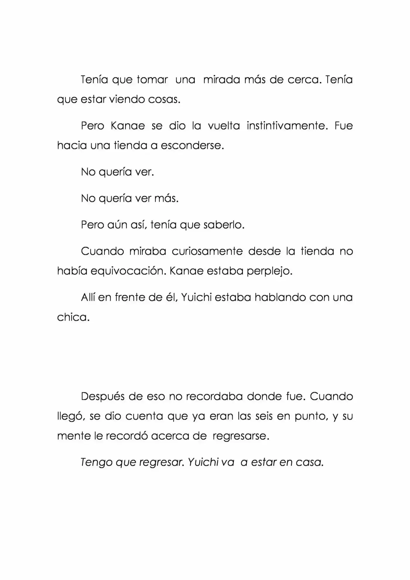 Karada De Wakaru Koigokoro (Novela) - Capítulo 5 - Página 30 - LectorTMOo