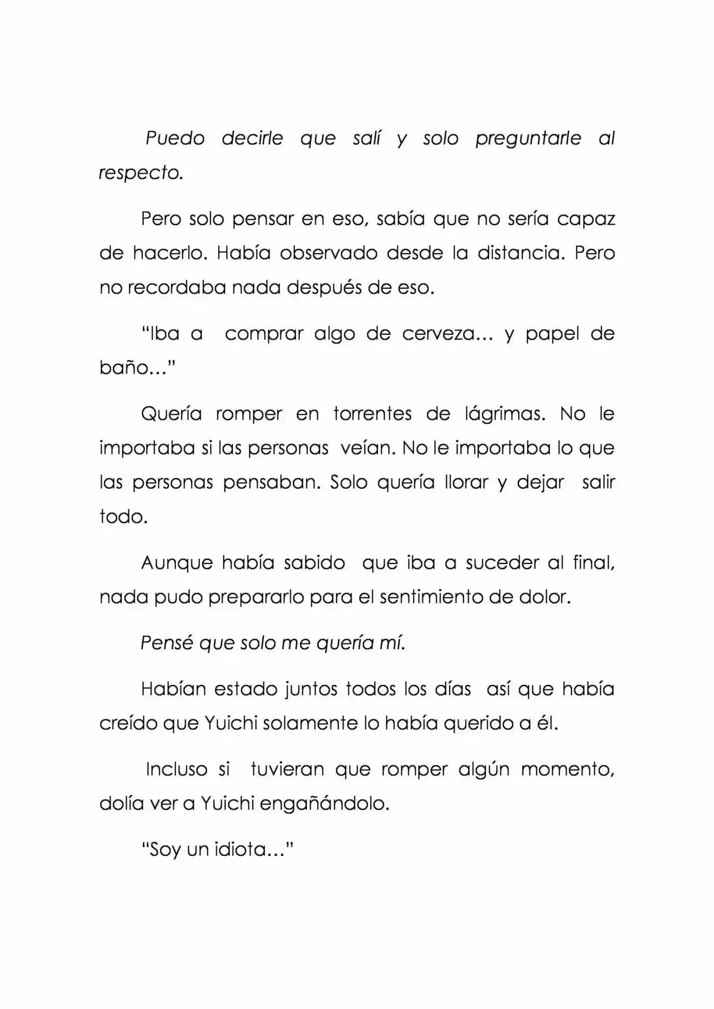 Karada De Wakaru Koigokoro (Novela) - Capítulo 5 - Página 31 - LectorTMOo