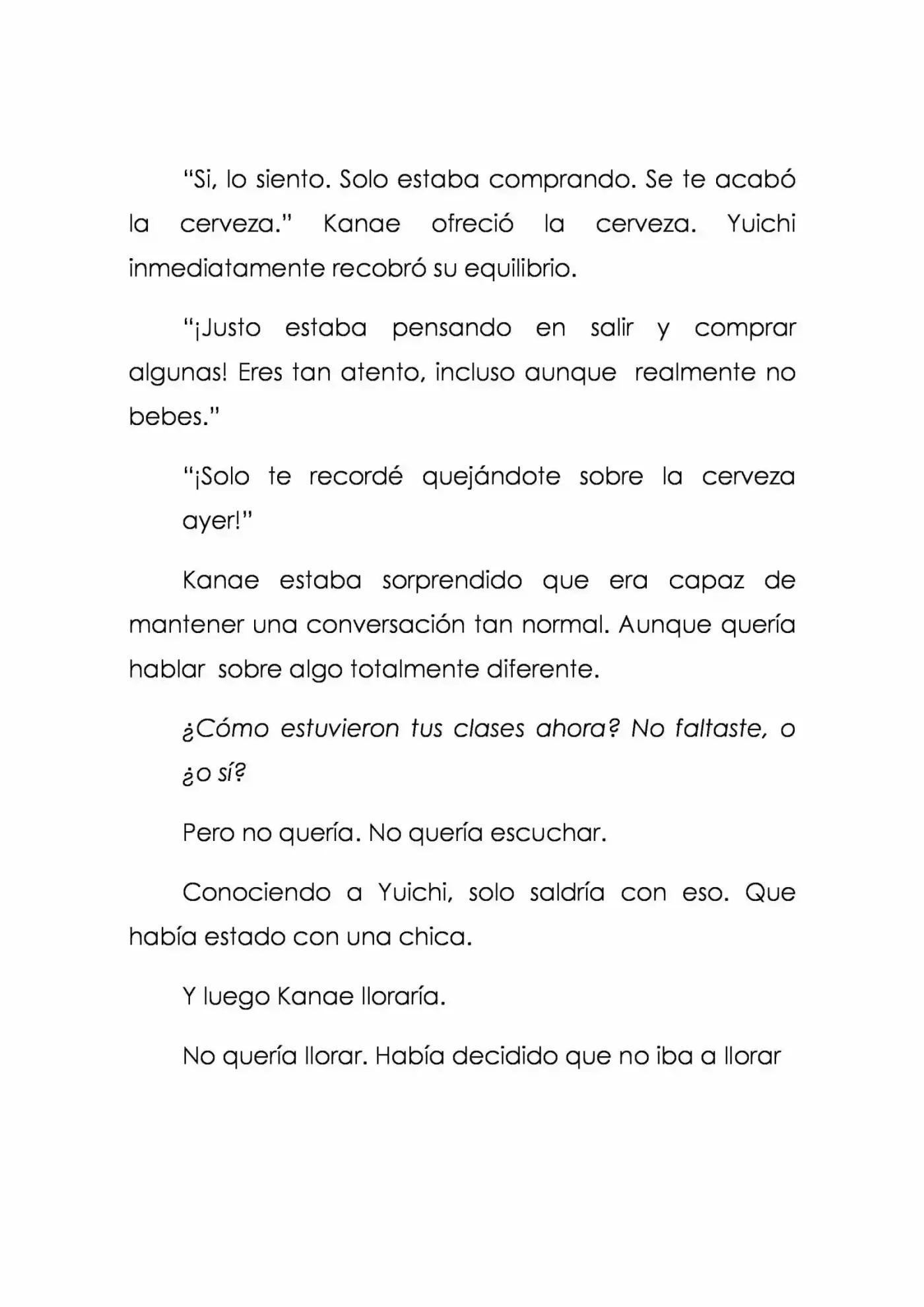 Karada De Wakaru Koigokoro (Novela) - Capítulo 5 - Página 37 - LectorTMOo