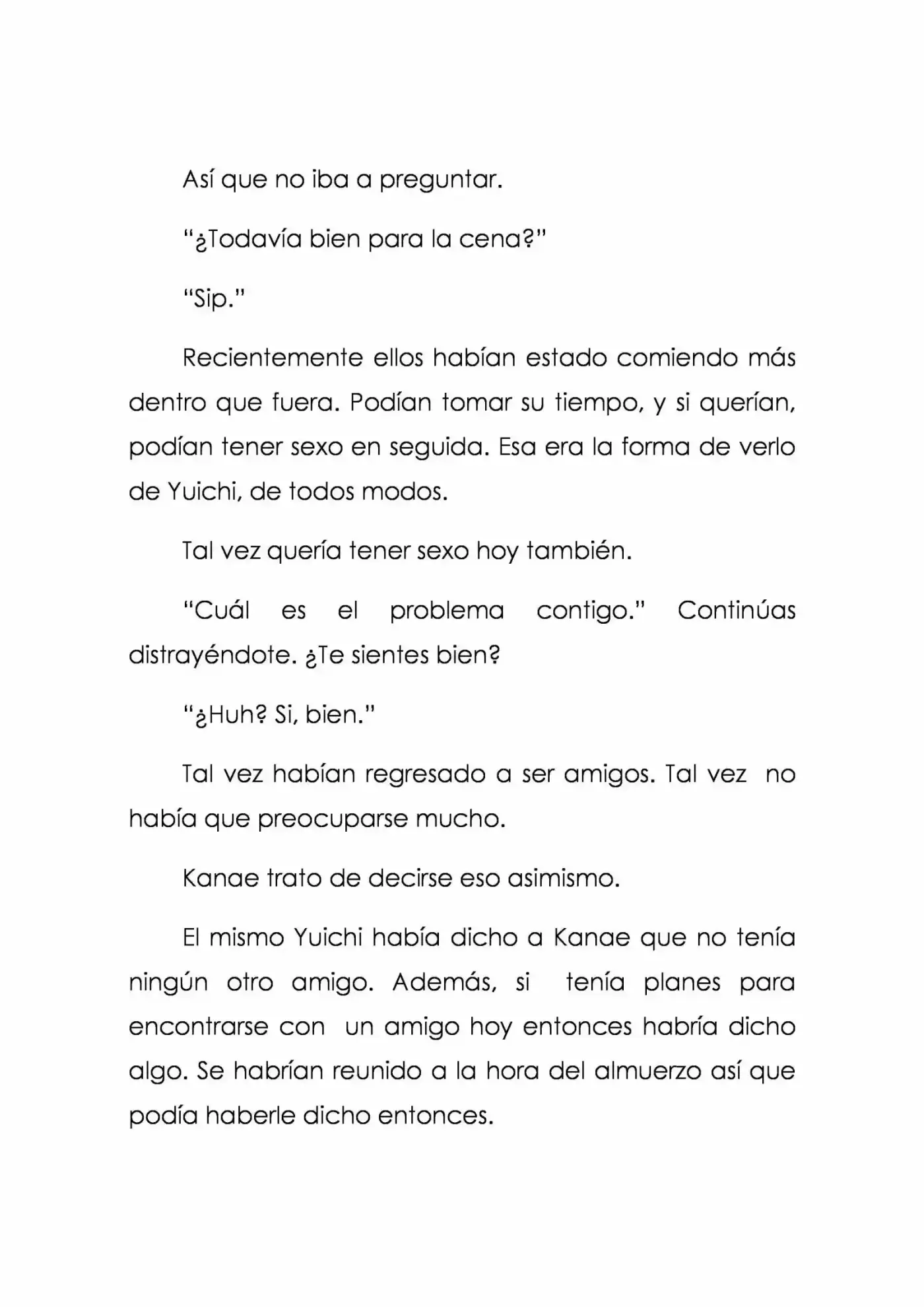 Karada De Wakaru Koigokoro (Novela) - Capítulo 5 - Página 38 - LectorTMOo