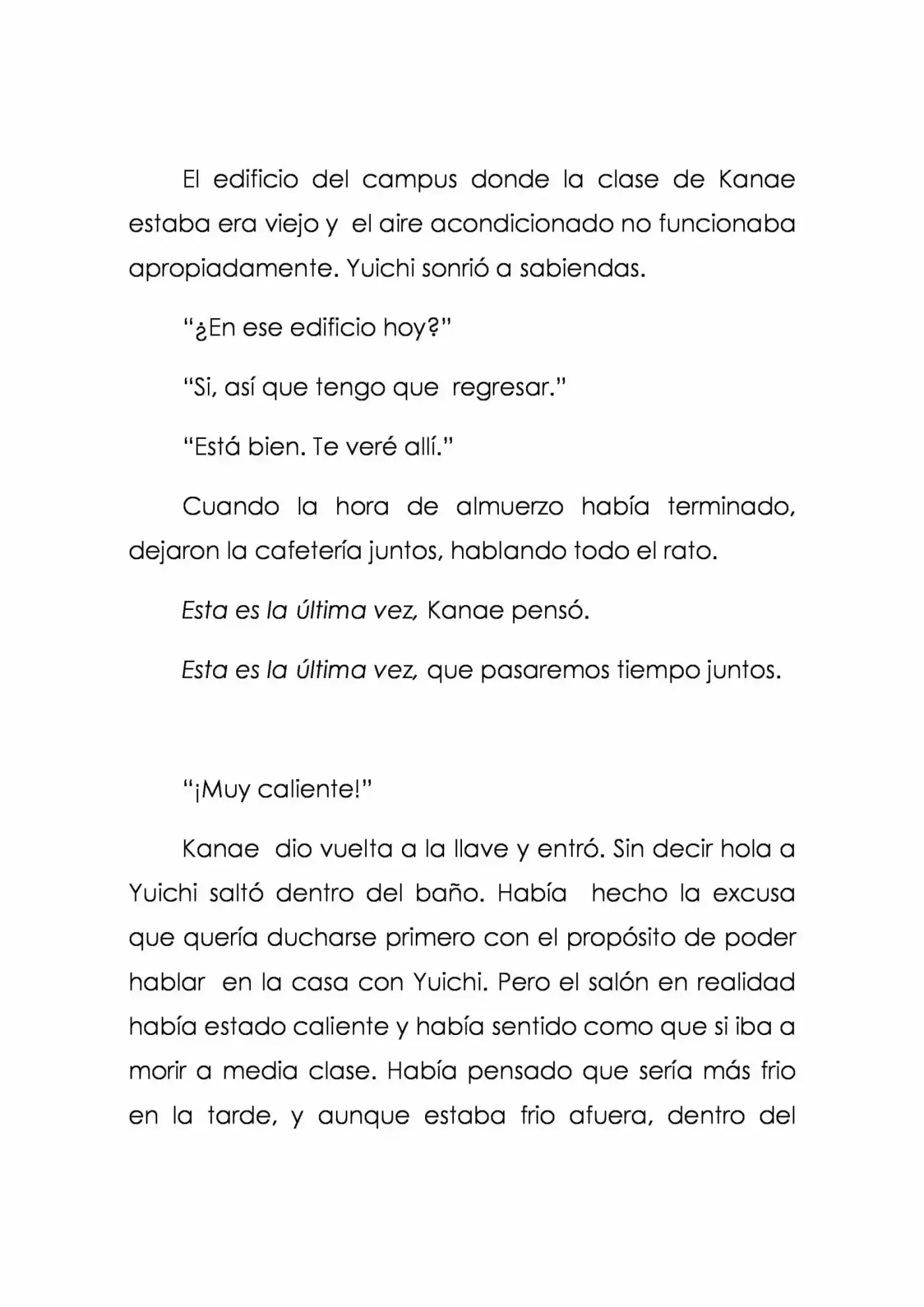 Karada De Wakaru Koigokoro (Novela) - Capítulo 6 - Página 3 - LectorTMOo
