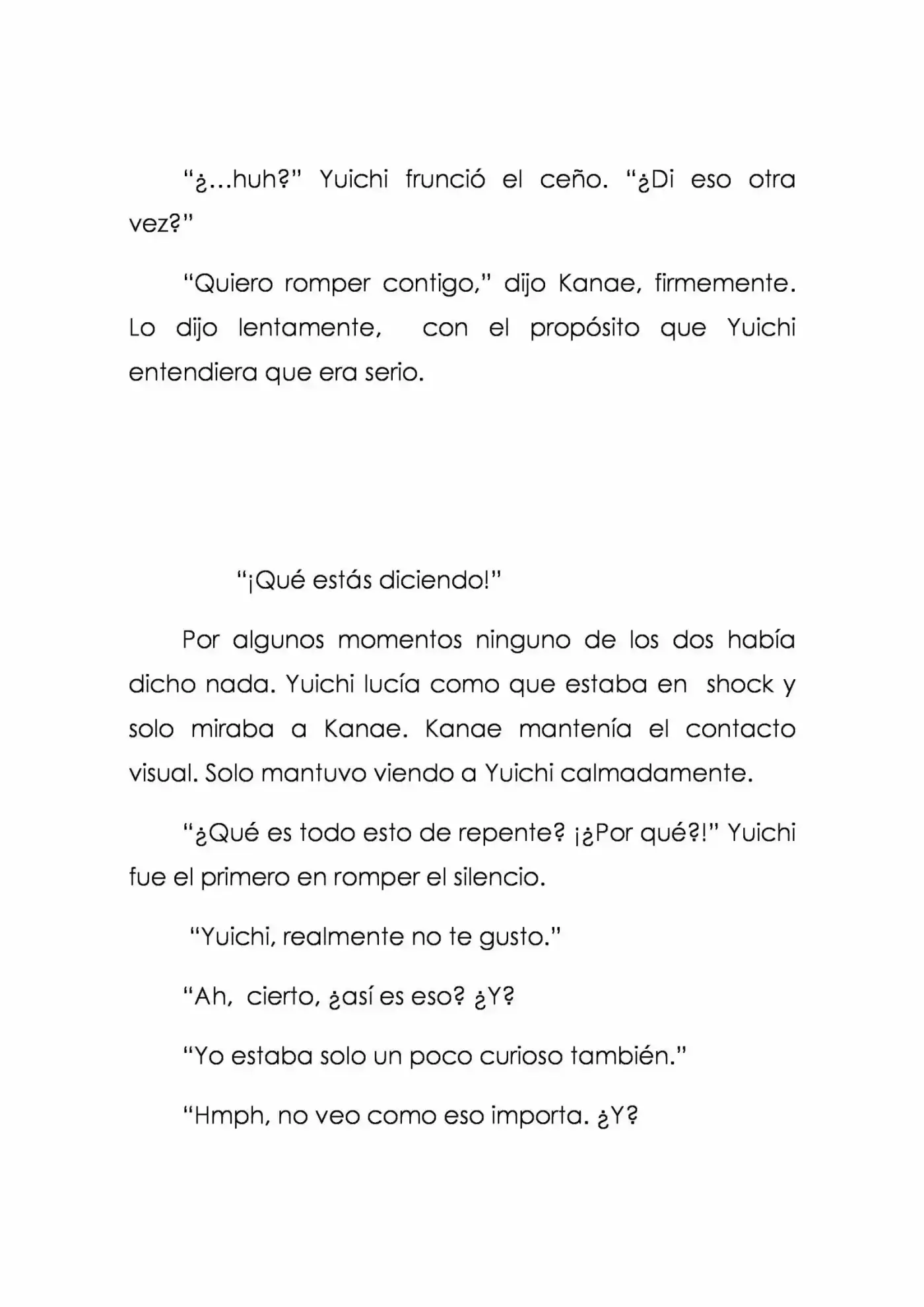 Karada De Wakaru Koigokoro (Novela) - Capítulo 6 - Página 6 - LectorTMOo
