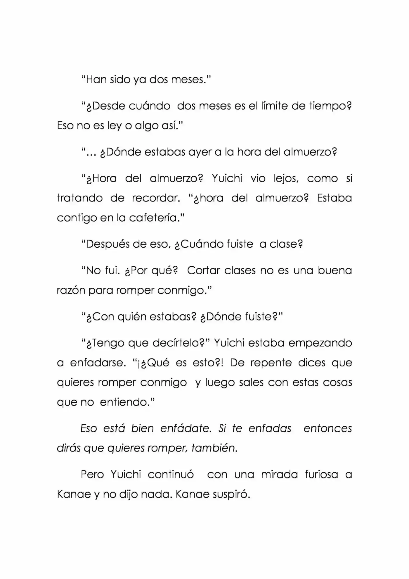 Karada De Wakaru Koigokoro (Novela) - Capítulo 6 - Página 7 - LectorTMOo