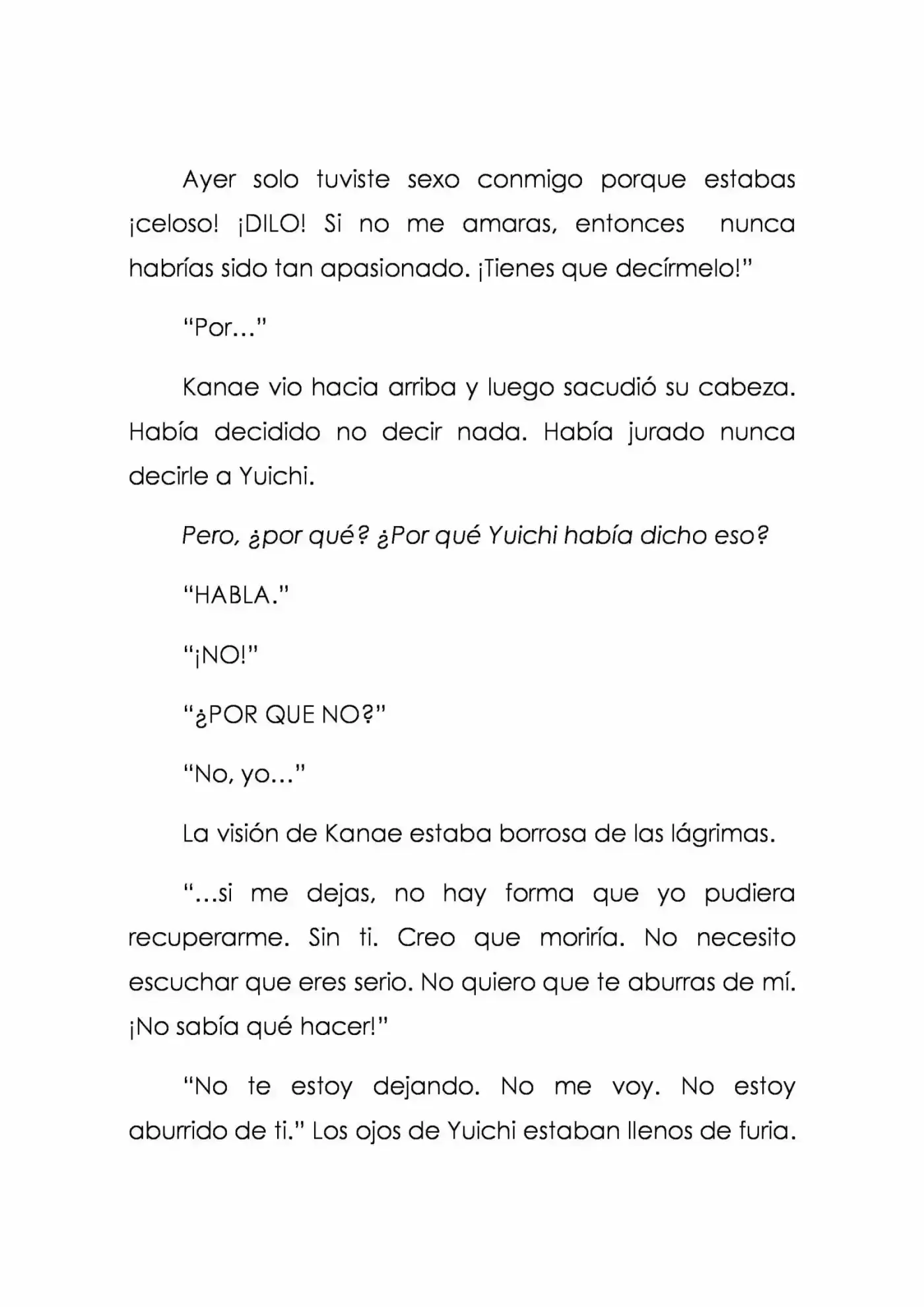 Karada De Wakaru Koigokoro (Novela) - Capítulo 6 - Página 11 - LectorTMOo