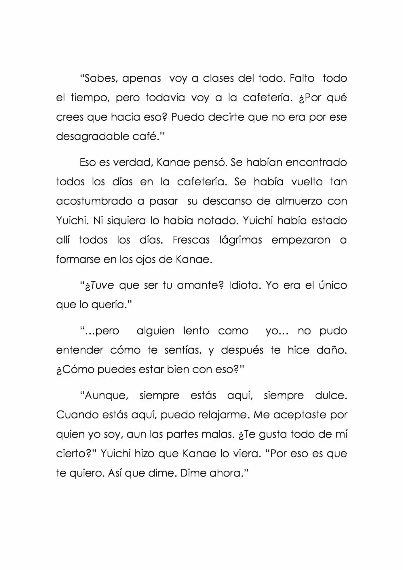 Karada De Wakaru Koigokoro (Novela) - Capítulo 6 - Página 20 - LectorTMOo