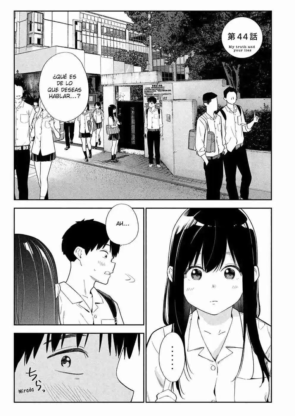 Karamizakari: Boku No Honto To Kimi No Uso - Capítulo 44 - Página 1 - LectorTMOo