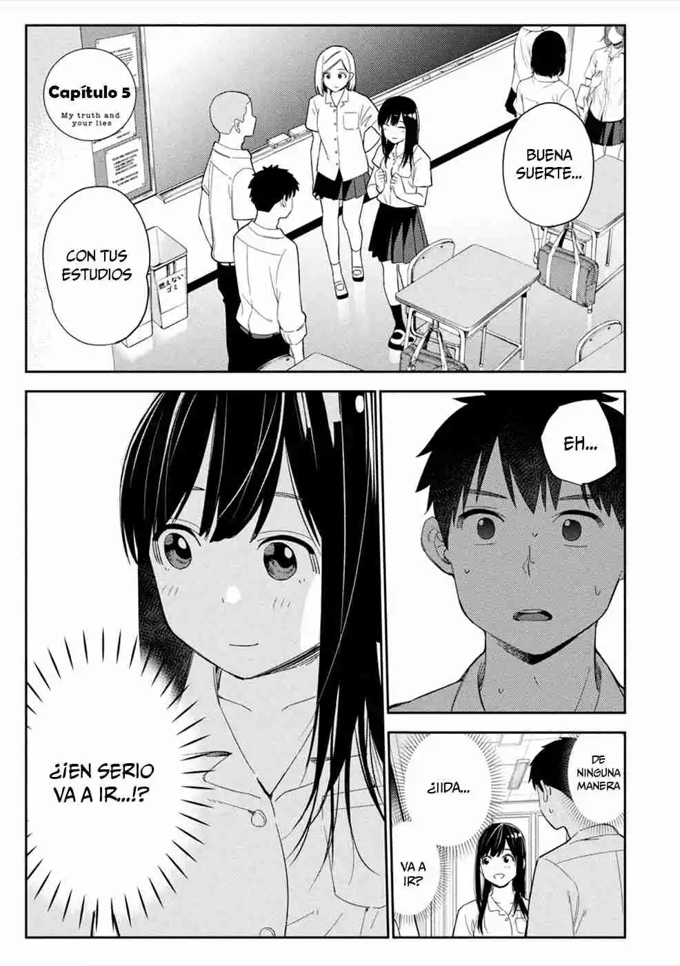 Karamizakari: Boku No Honto To Kimi No Uso - Capítulo 5 - Página 1 - LectorTMOo