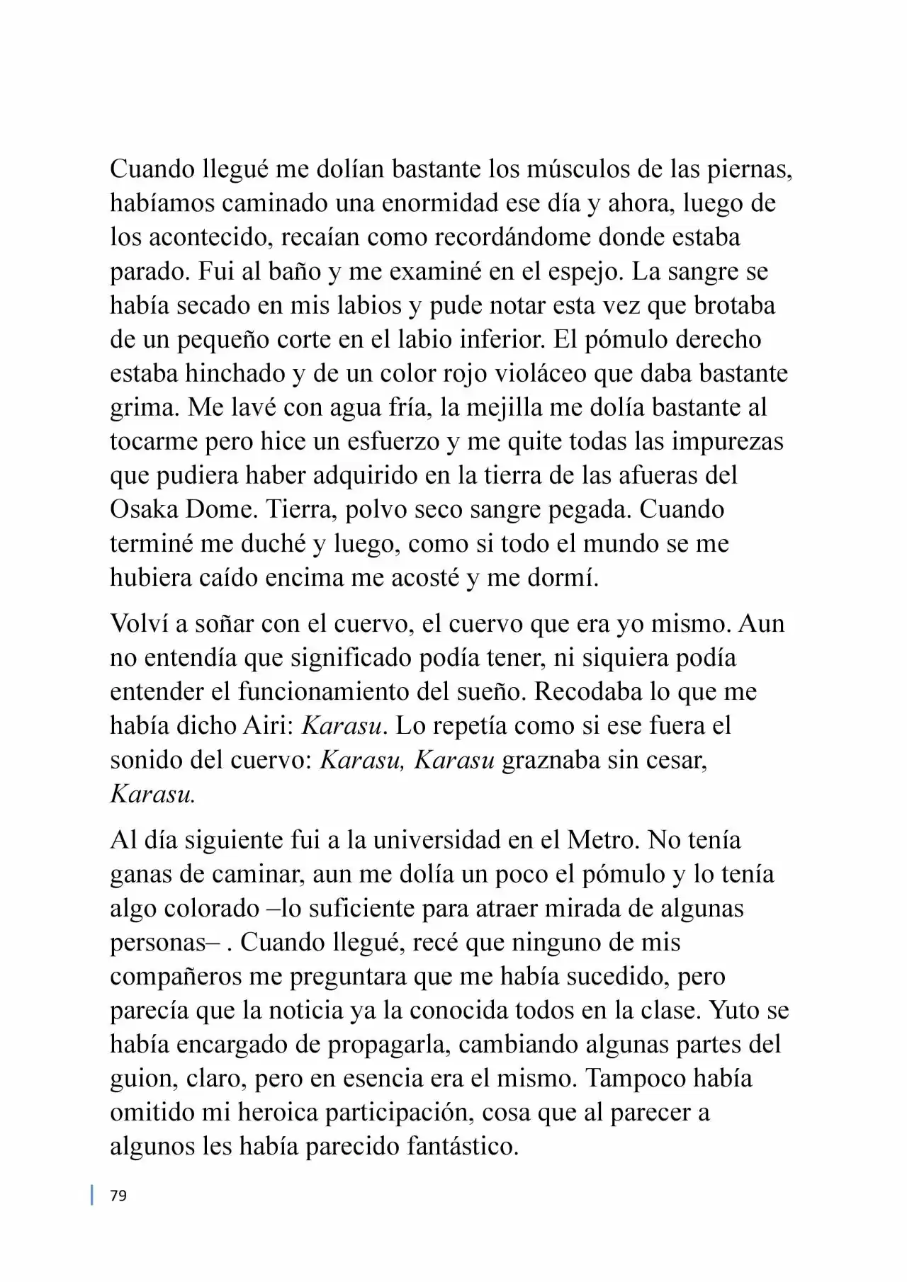 Karasu (Novela) - Capítulo 12 - Página 6 - LectorTMOo