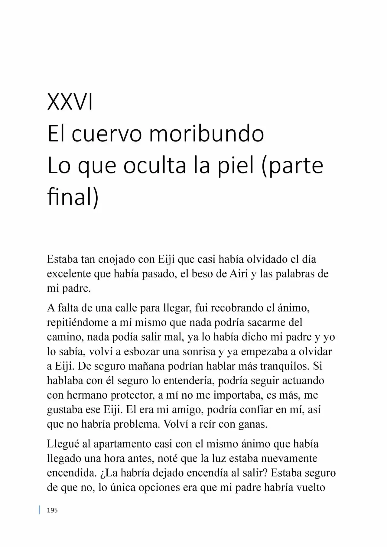 Karasu (Novela) - Capítulo 26 - Página 1 - LectorTMOo